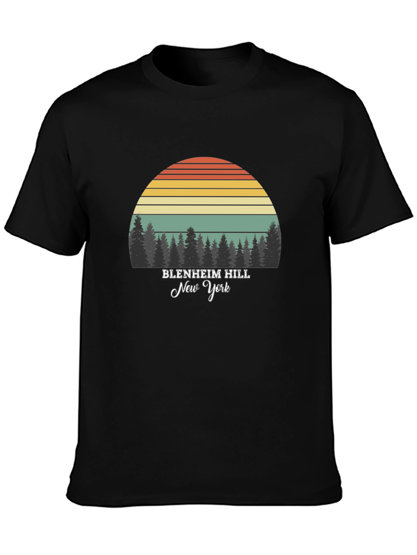 Blenheim Hill New York Retro T-Shirt