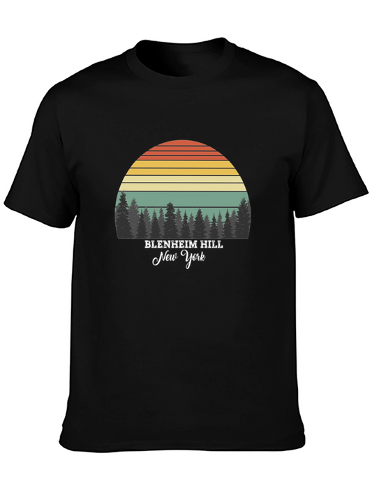 Blenheim Hill New York Retro T-Shirt