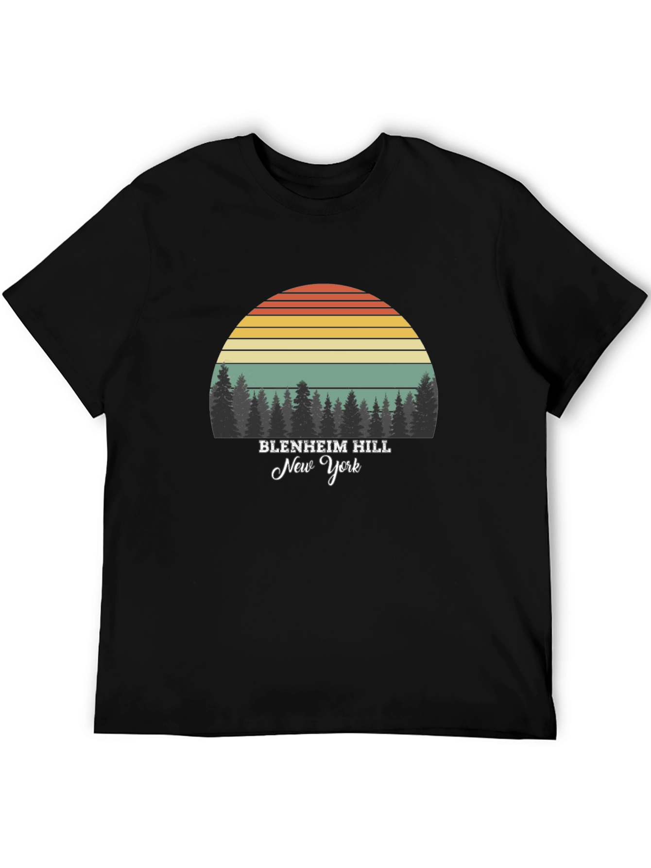 Blenheim Hill New York Retro T-Shirt