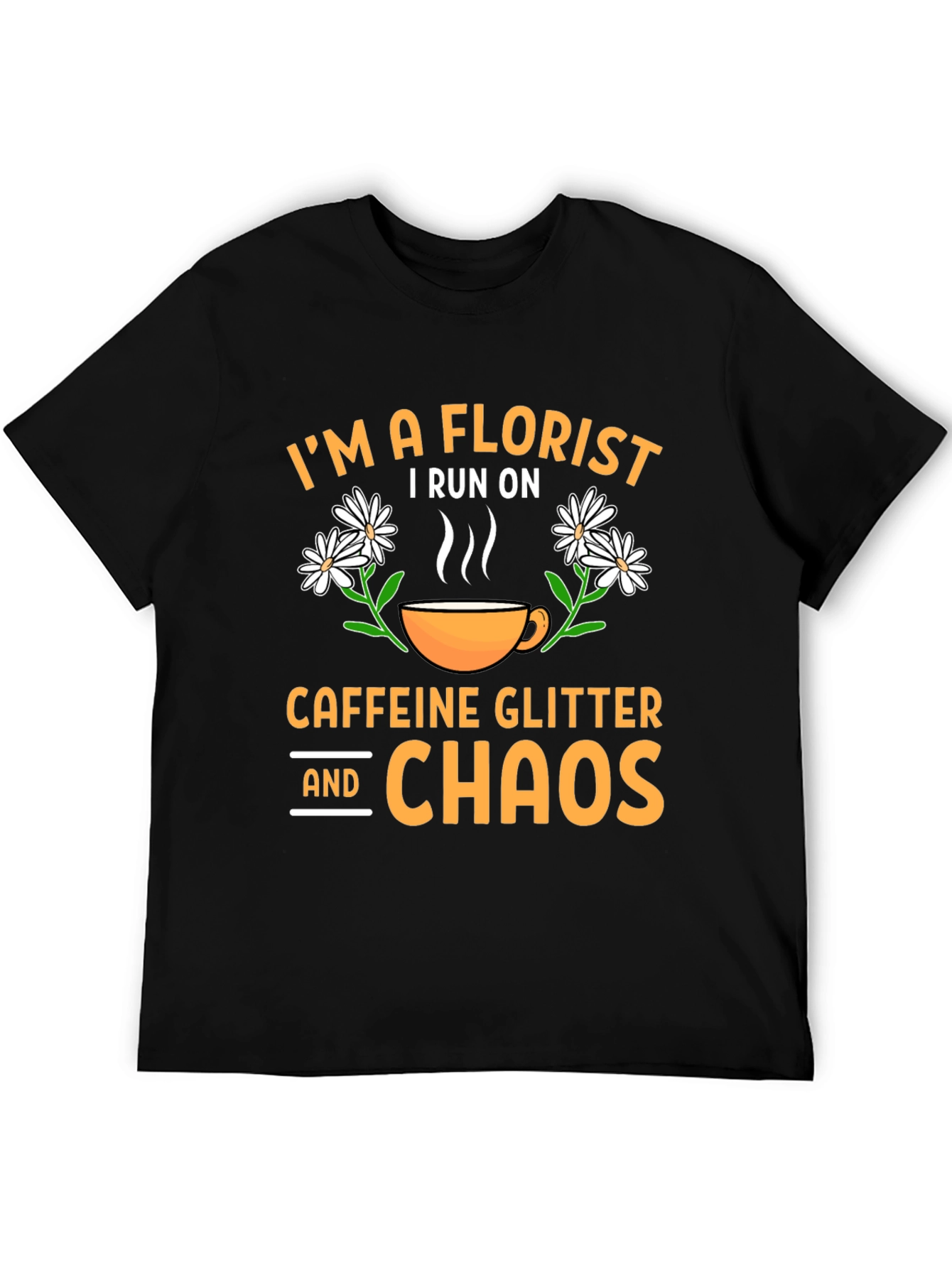 Florist Caffeine Chaos T-Shirt