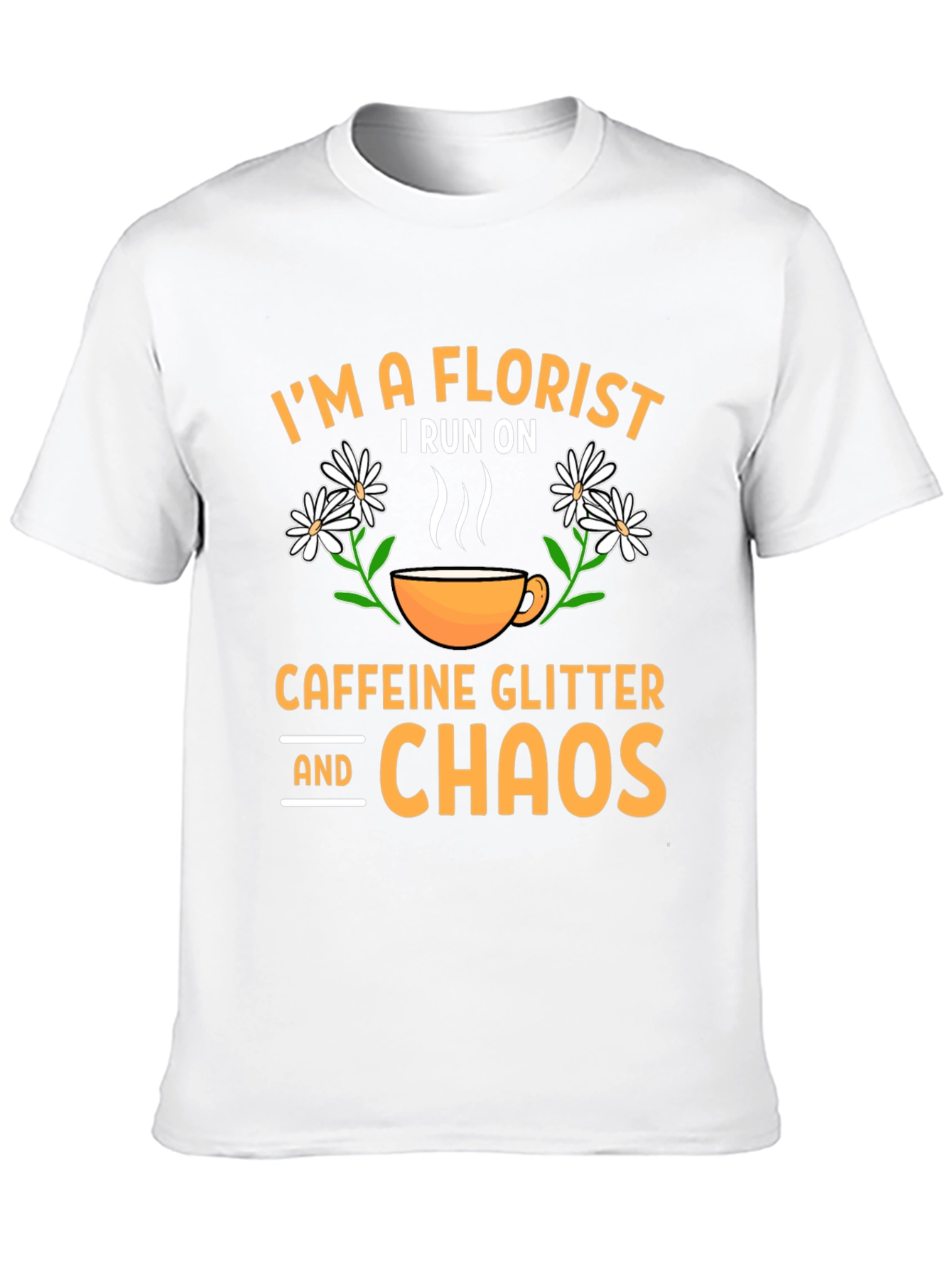 Florist Caffeine Chaos T-Shirt