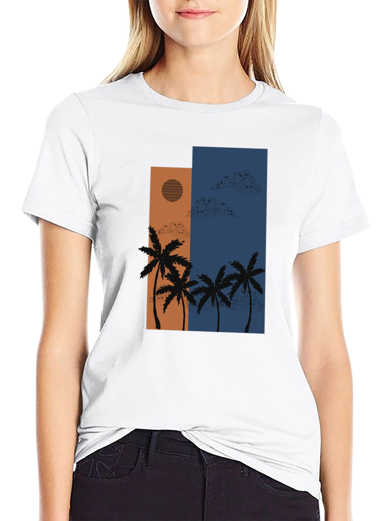 Tropical Palm Tree Graphic Tee