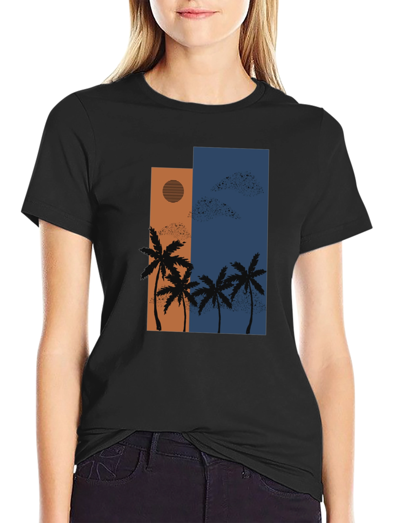 Tropical Palm Tree Graphic Tee