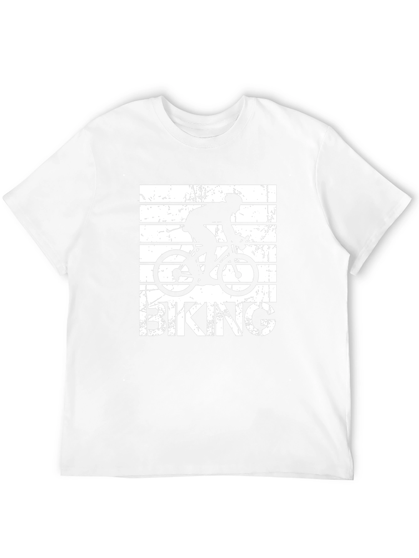 Biking Silhouette Graphic Tee - Cycling T-Shirt