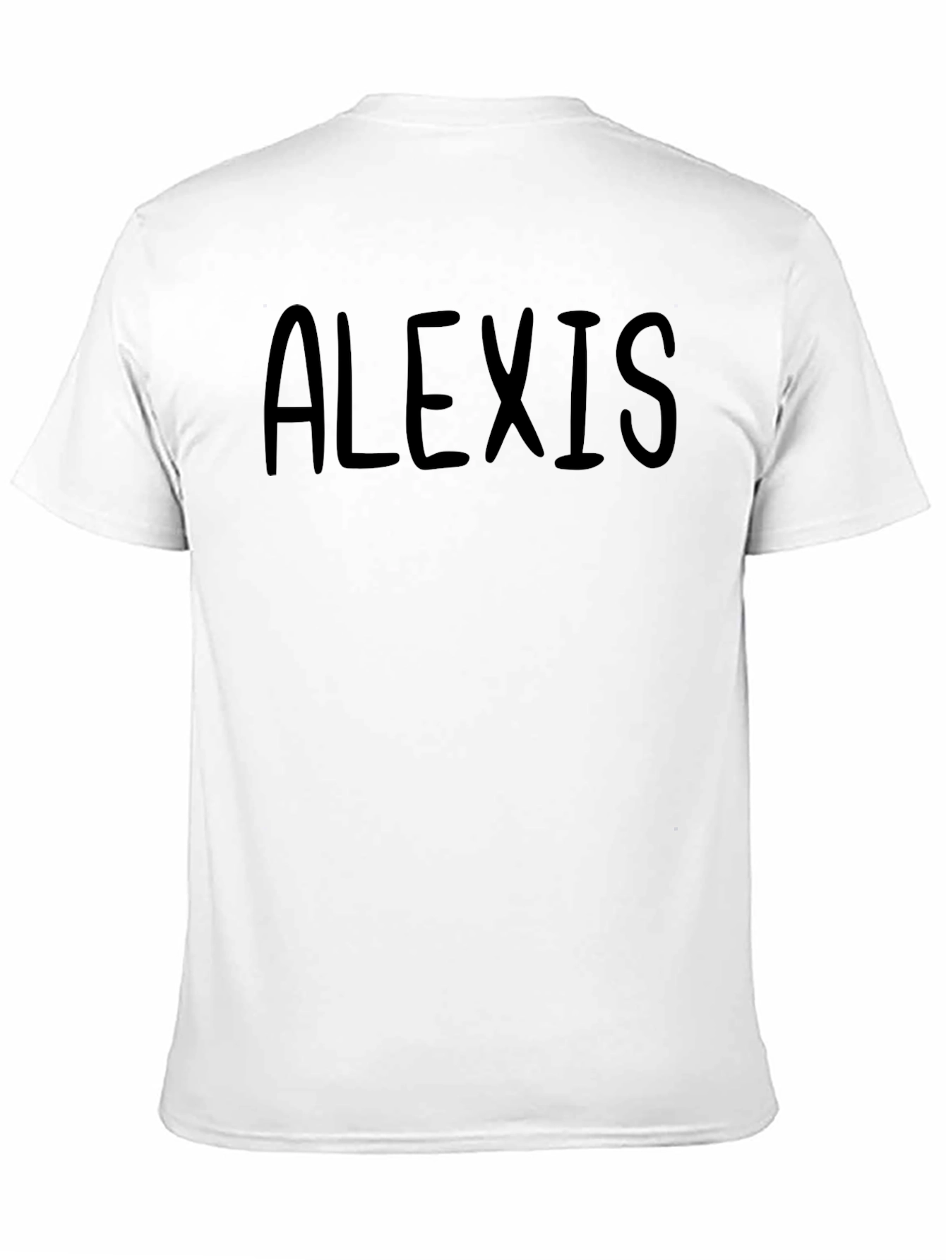 Alexis Personalized Black T-Shirt