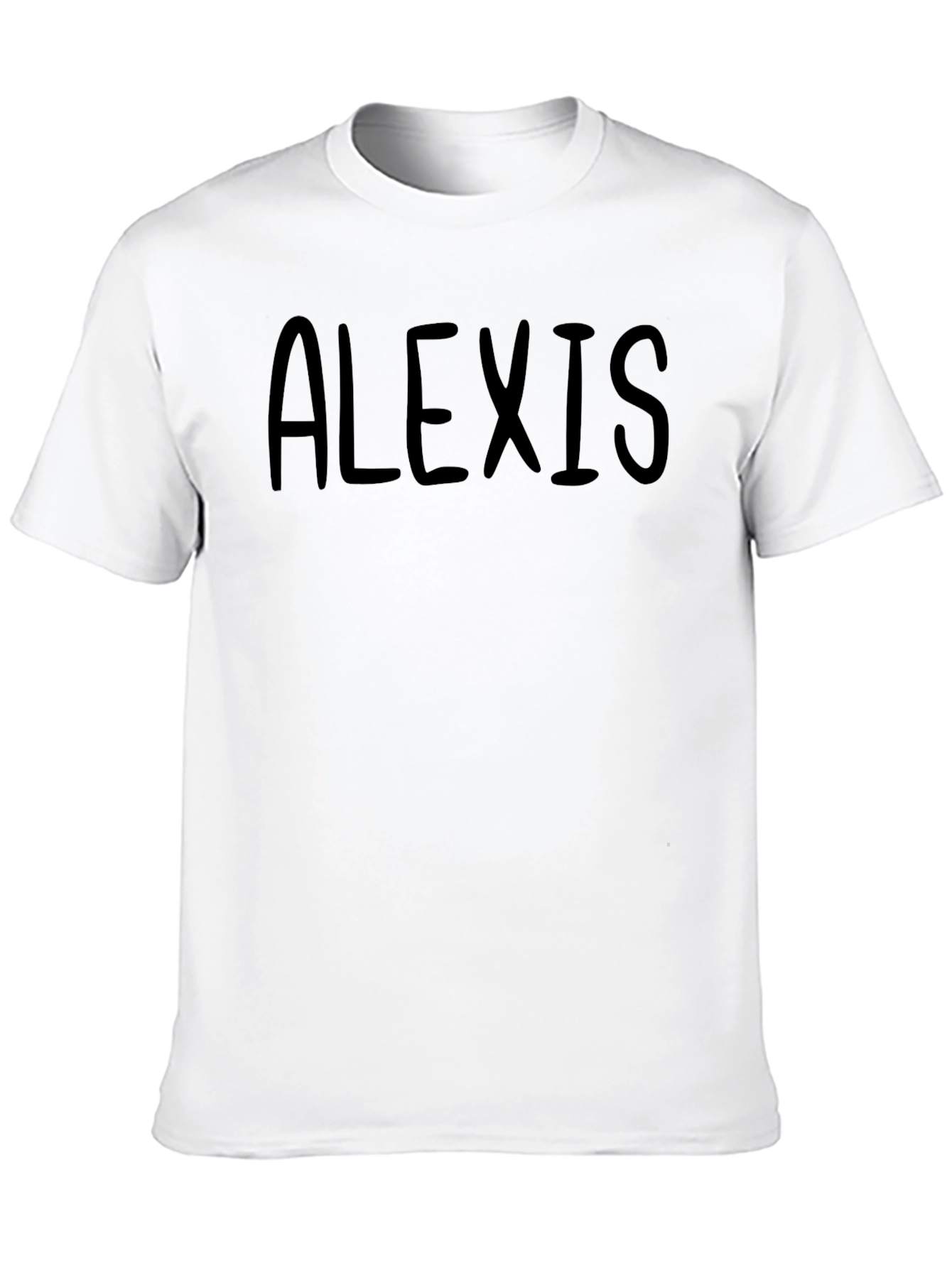 Alexis Personalized Black T-Shirt