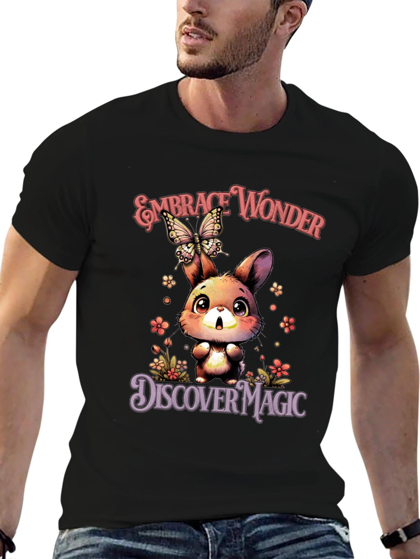 Embrace Wonder Bunny Graphic Tee