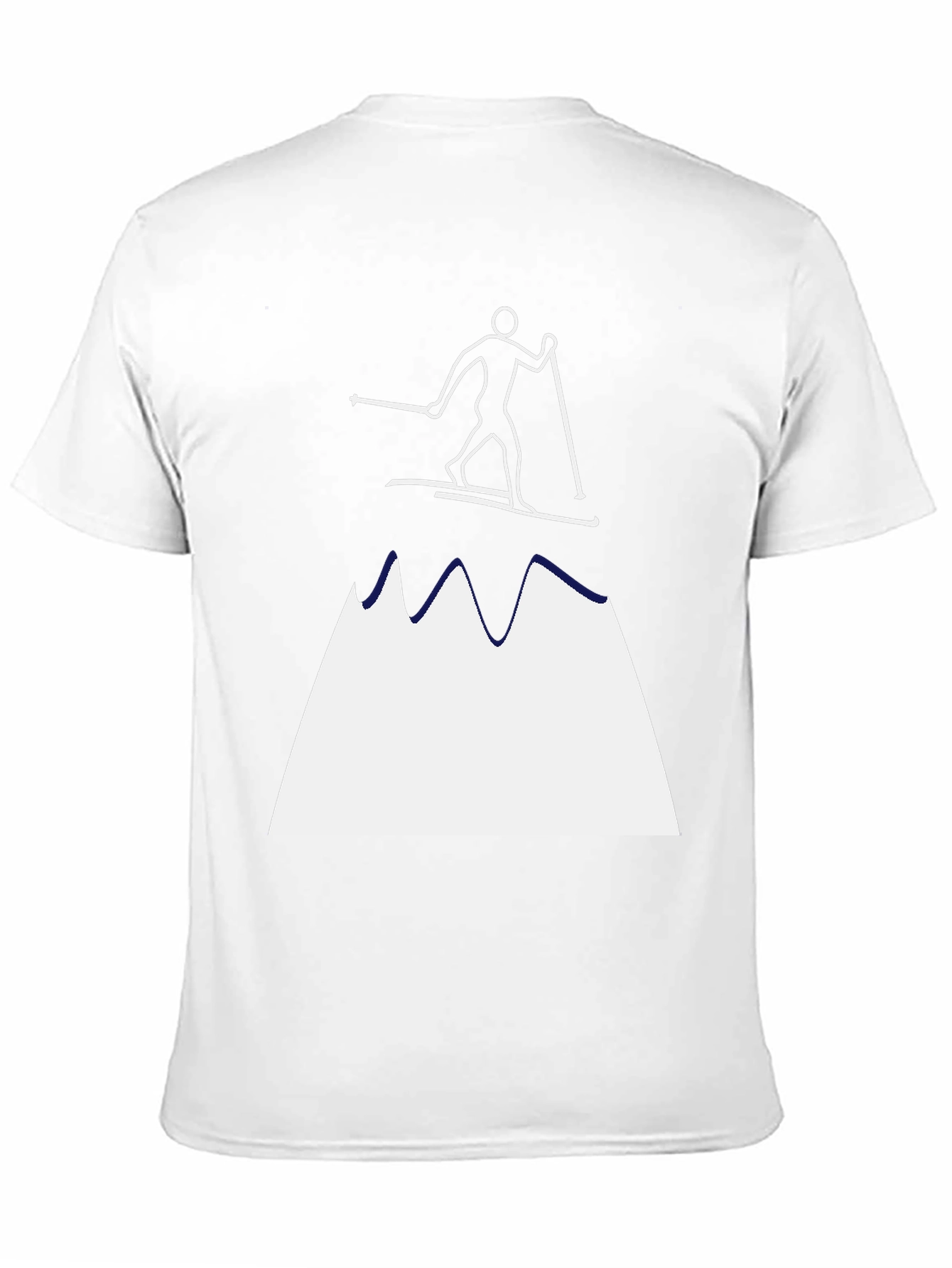 Skiing Mountain Graphic Tee - Adventure Ready
