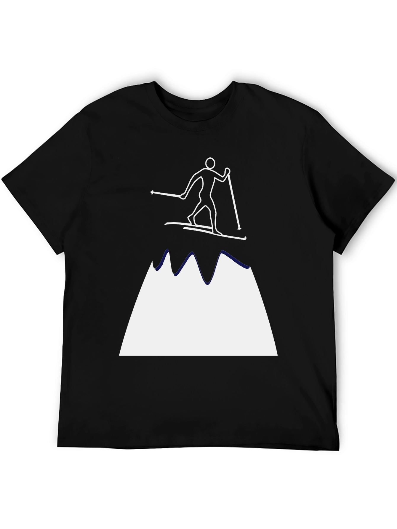 Skiing Mountain Graphic Tee - Adventure Ready