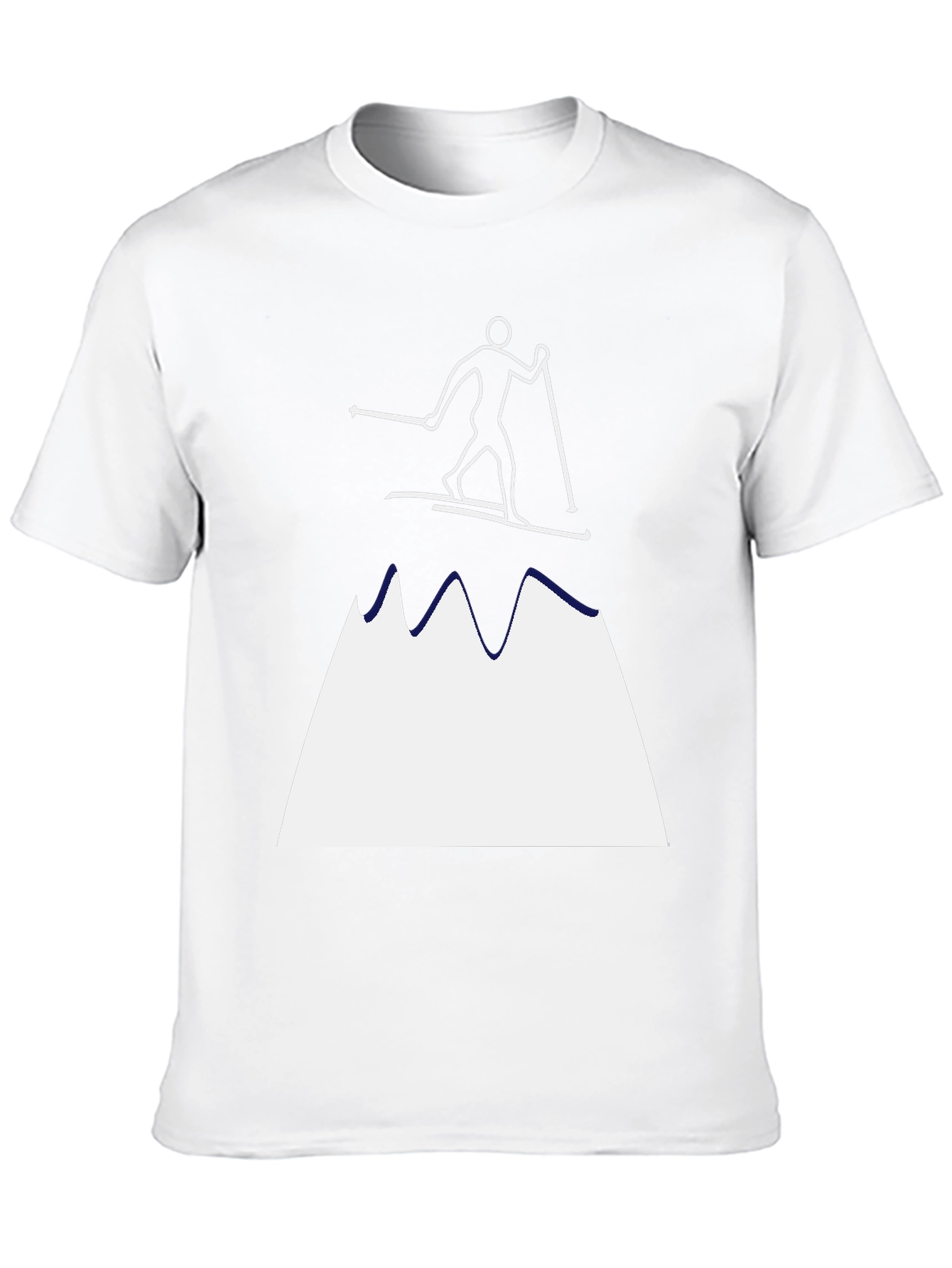 Skiing Mountain Graphic Tee - Adventure Ready