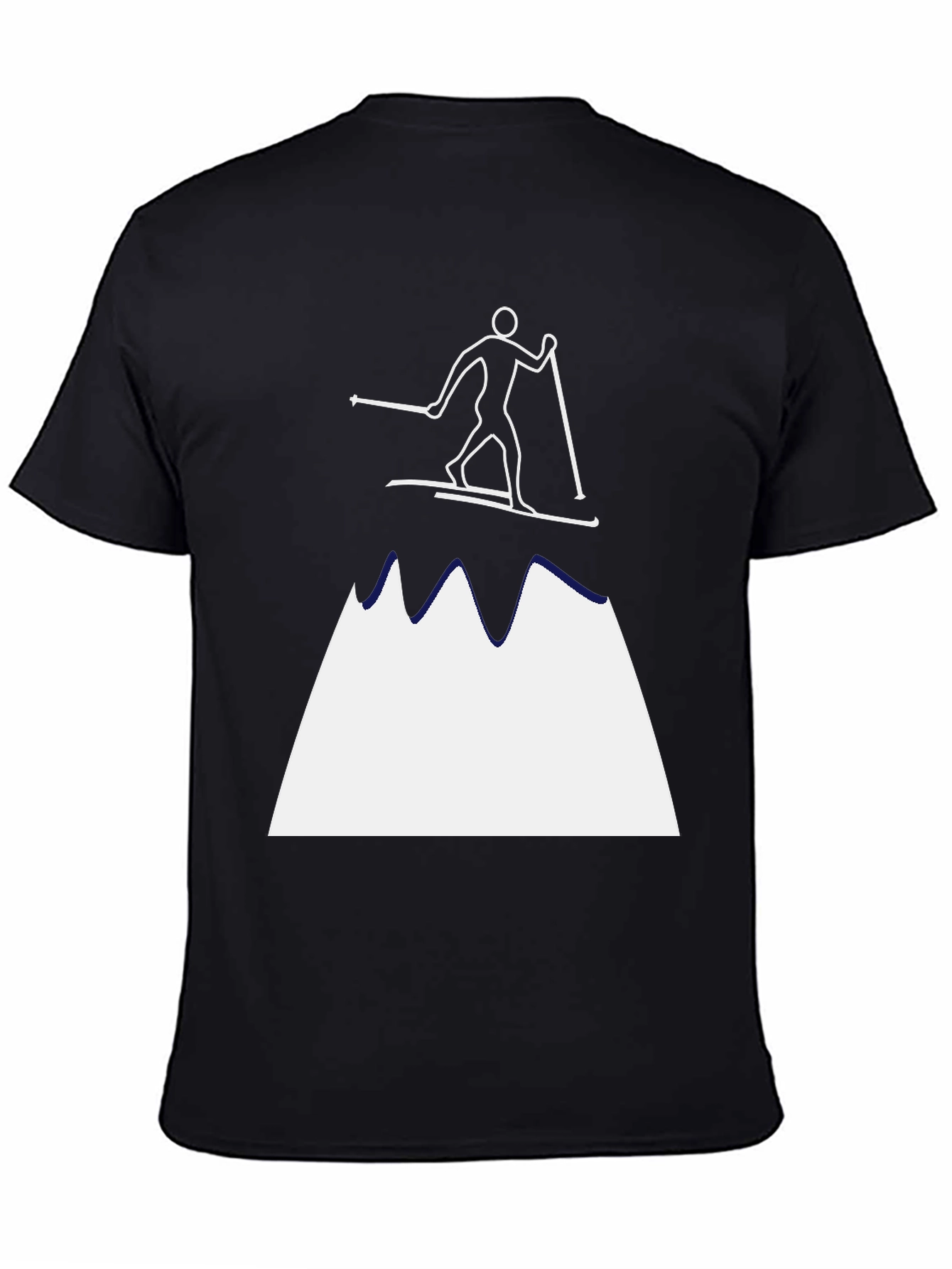 Skiing Mountain Graphic Tee - Adventure Ready