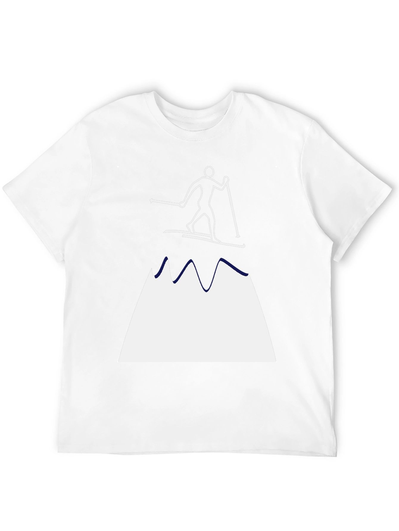 Skiing Mountain Graphic Tee - Adventure Ready