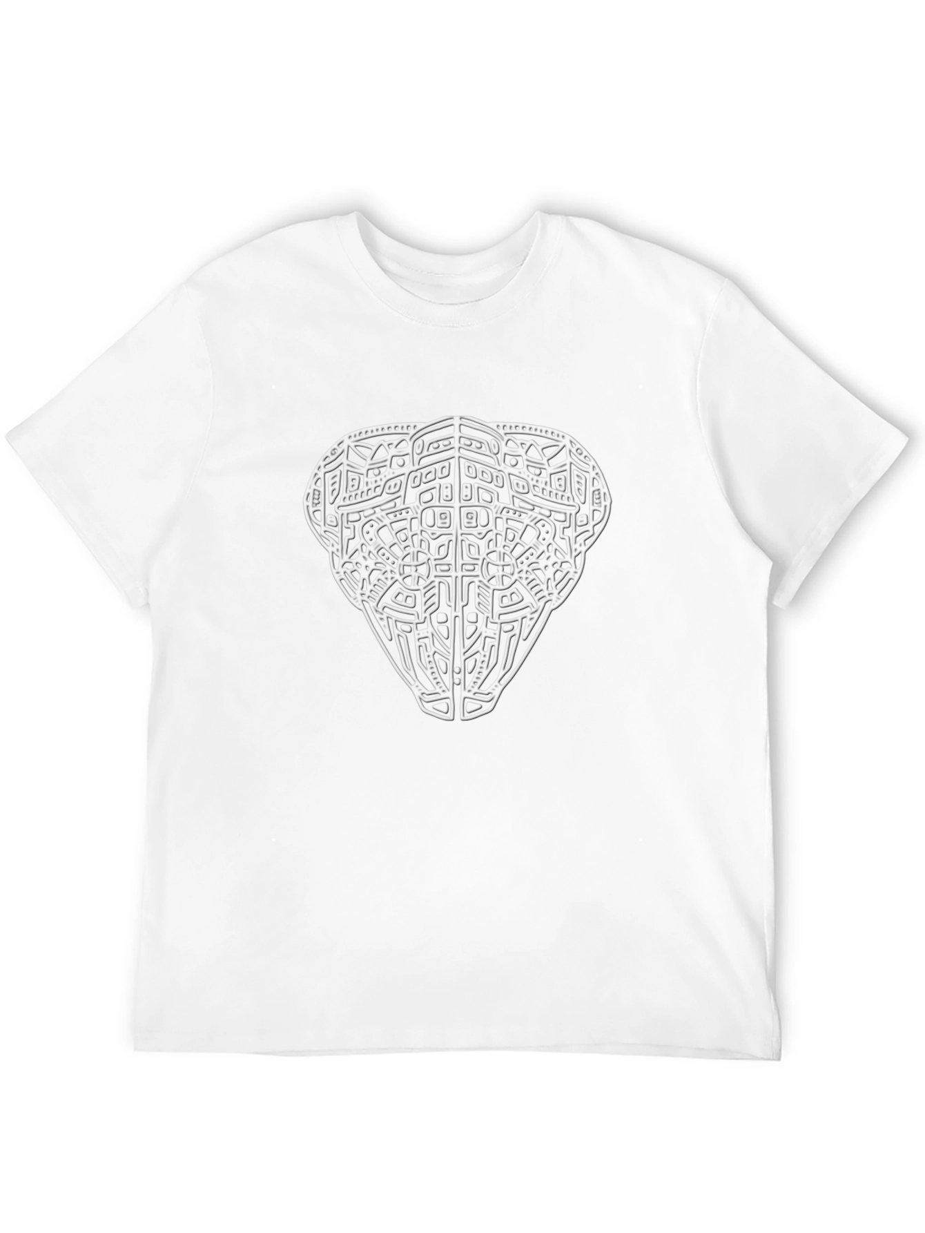 Abstract Design Black T-Shirt for Men