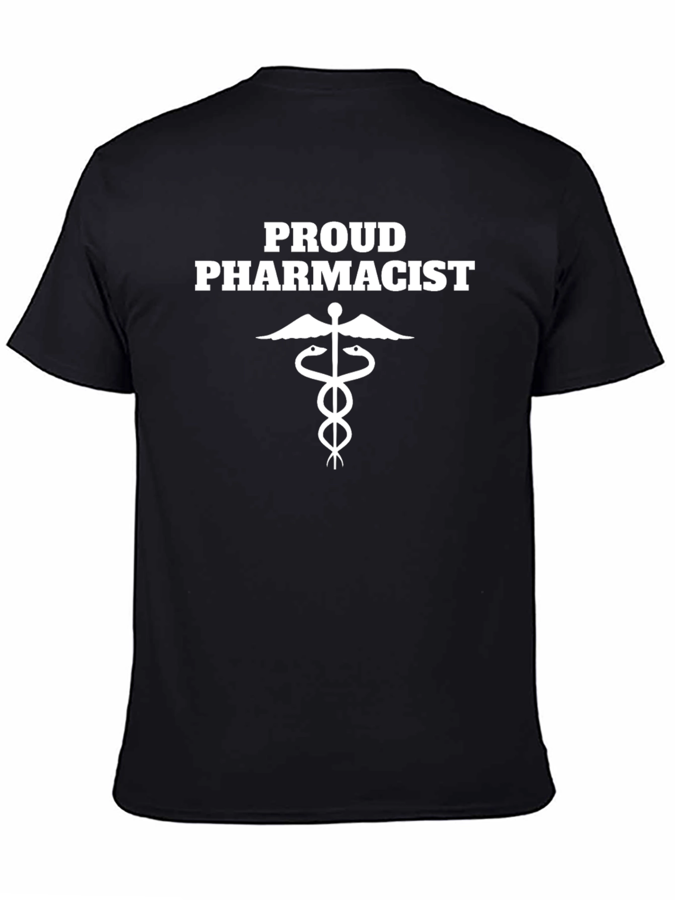 Proud Pharmacist Graphic Tee - Black