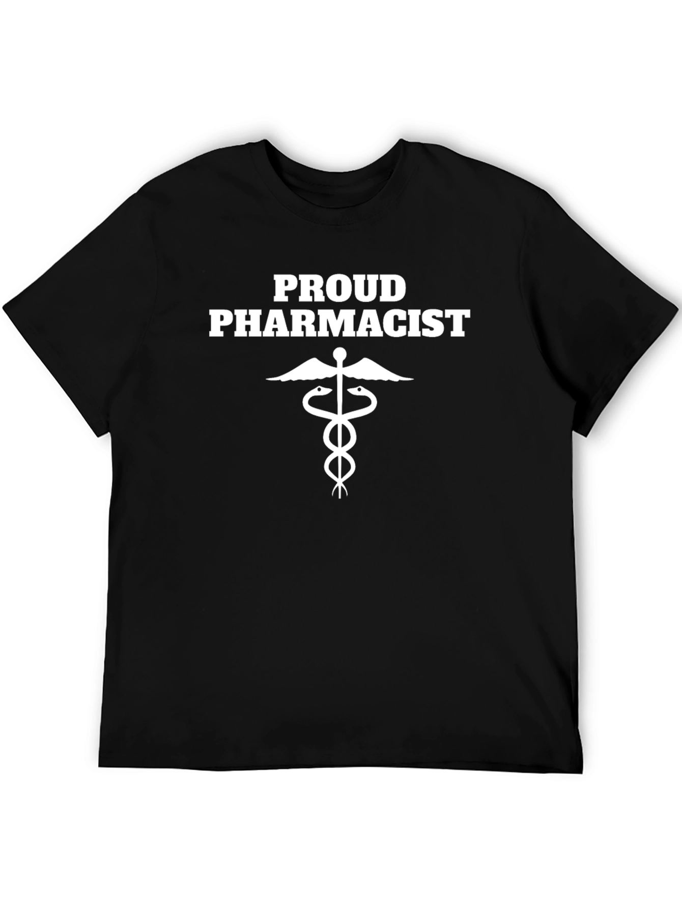 Proud Pharmacist Graphic Tee - Black