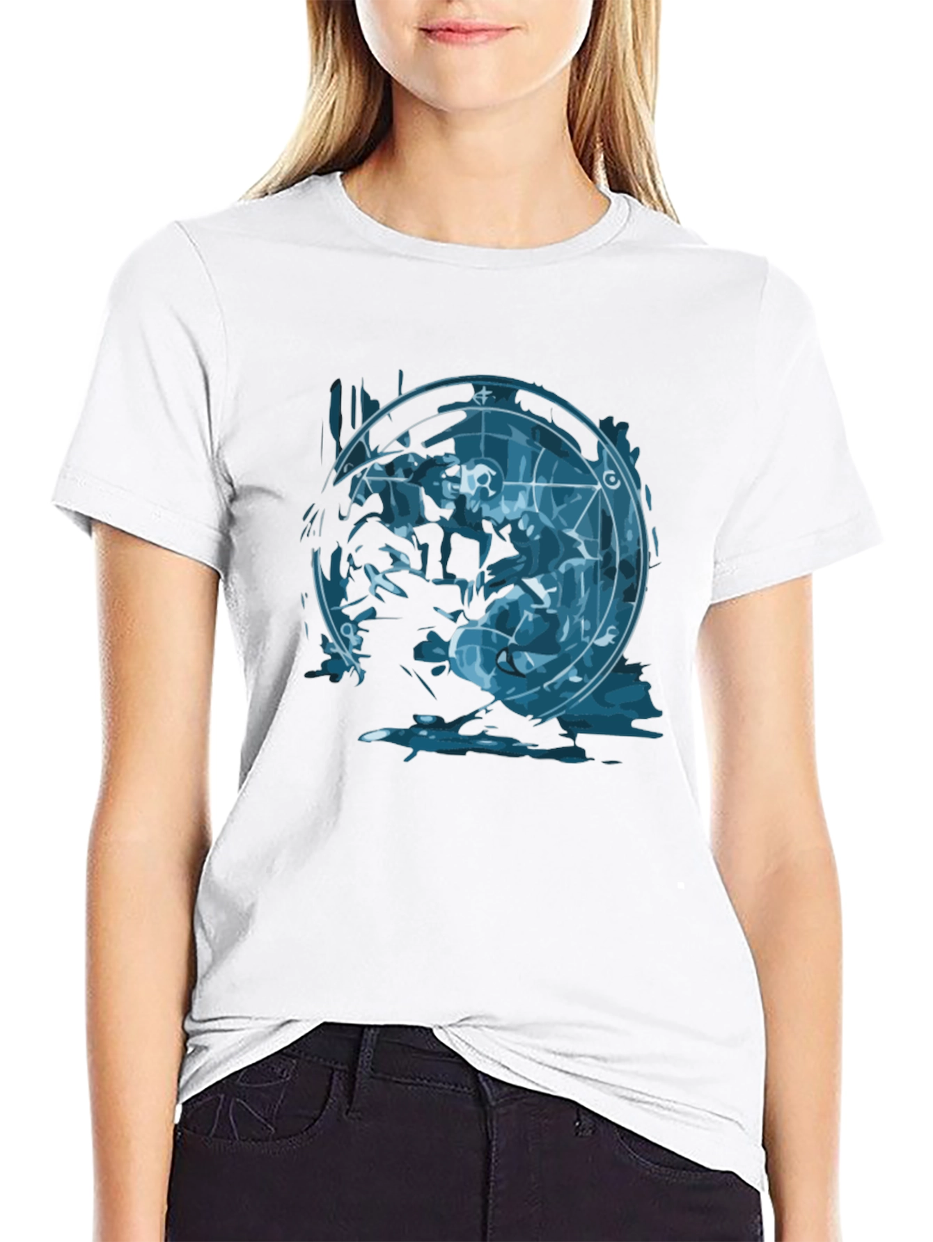 Alchemy Circle Graphic Black T-Shirt