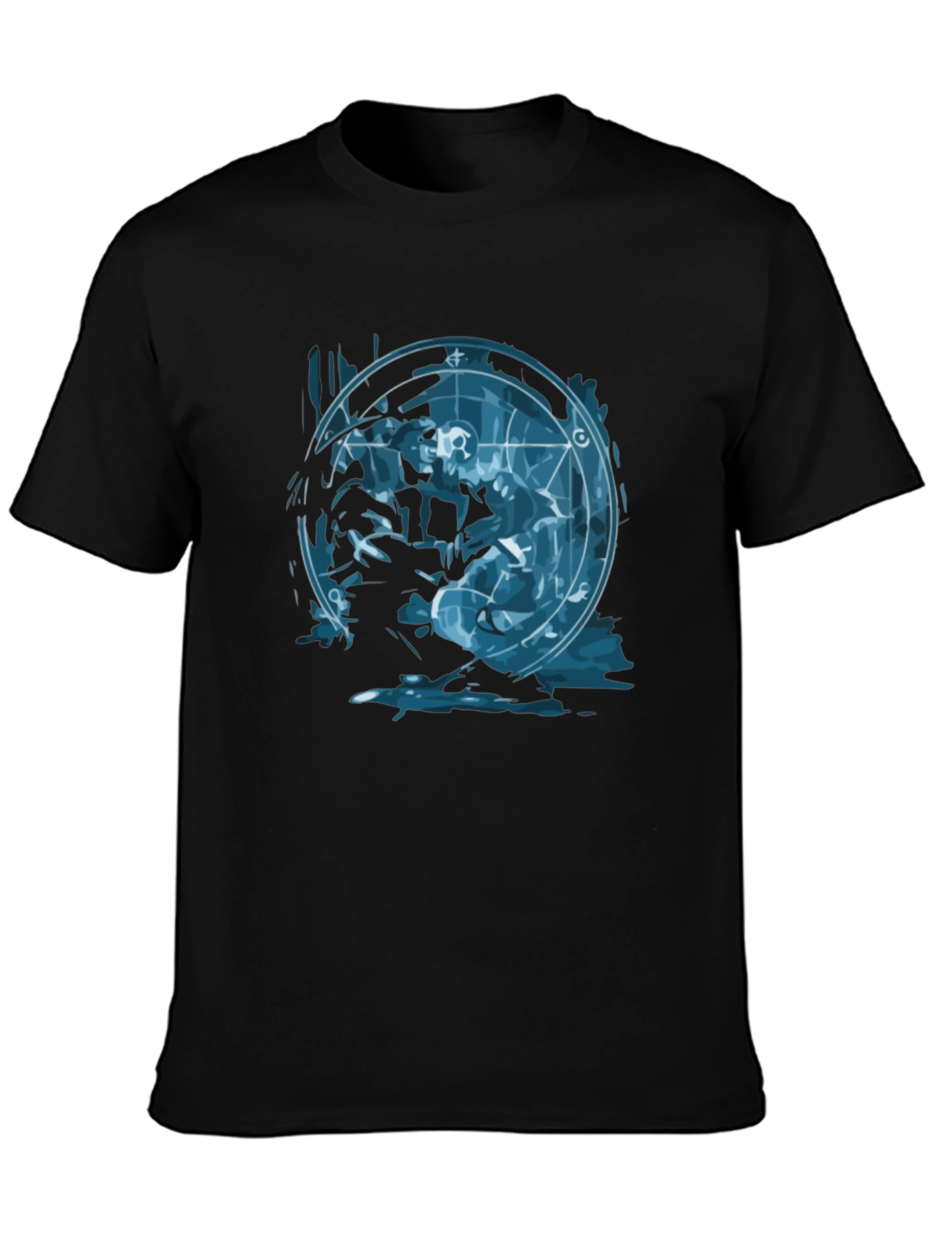 Alchemy Circle Graphic Black T-Shirt