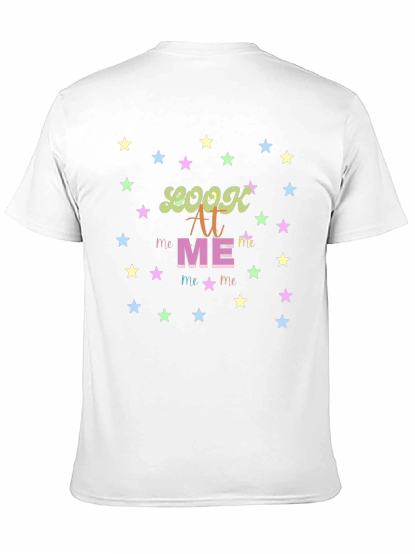 Look At Me Graphic Tee - Trendy Star Design