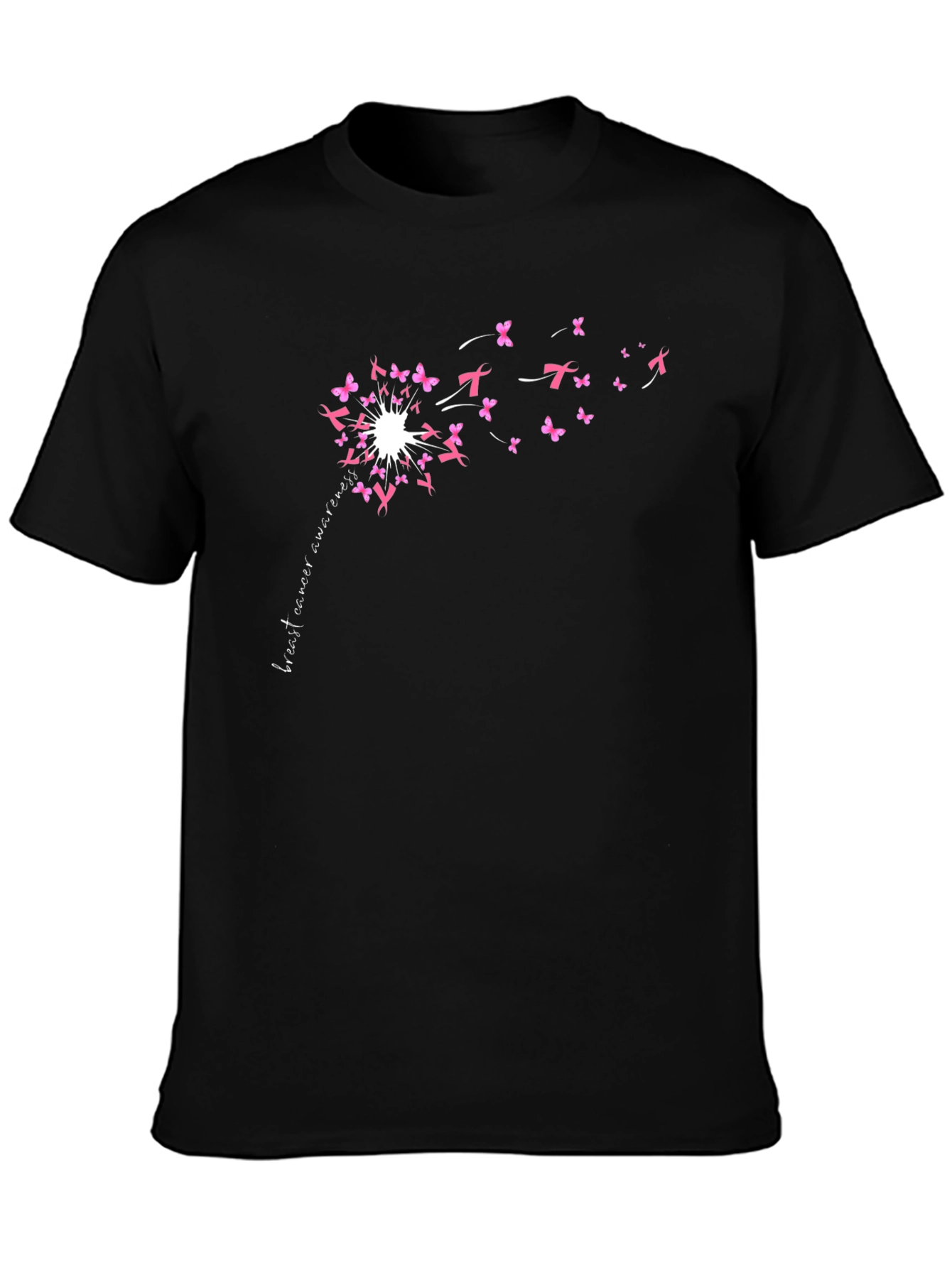 Breast Cancer Awareness Dandelion T-Shirt