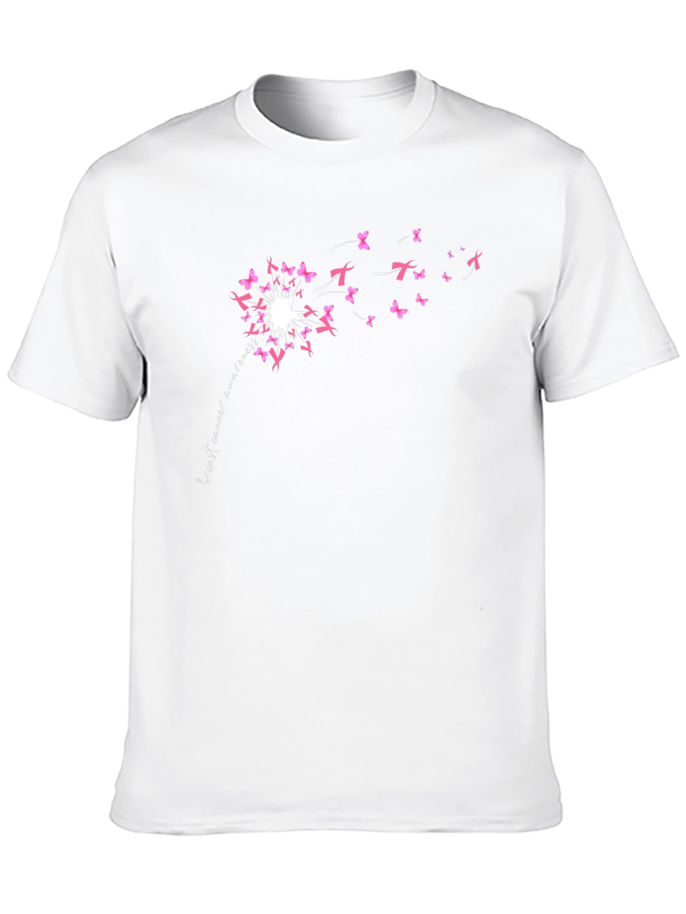 Breast Cancer Awareness Dandelion T-Shirt