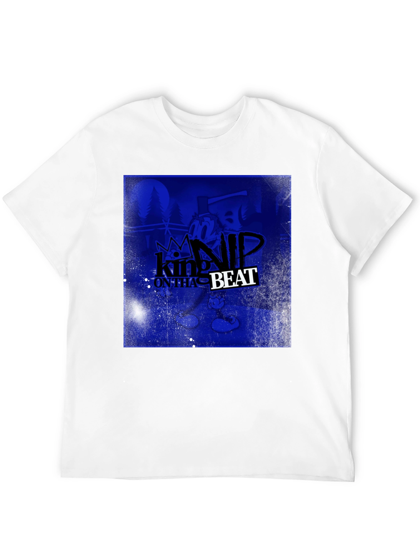 King Nip On Tha Beat Black T-Shirt