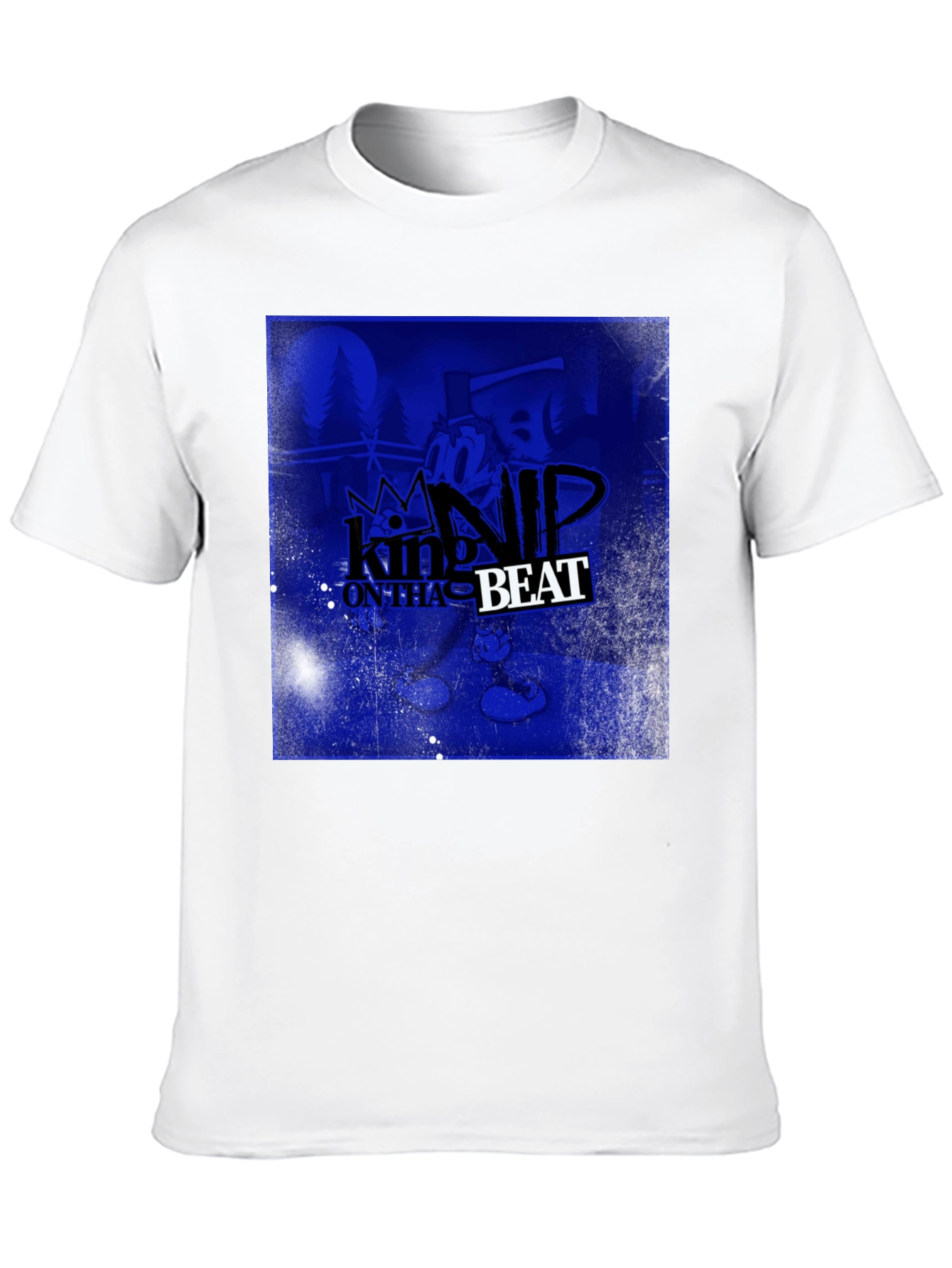 King Nip On Tha Beat Black T-Shirt
