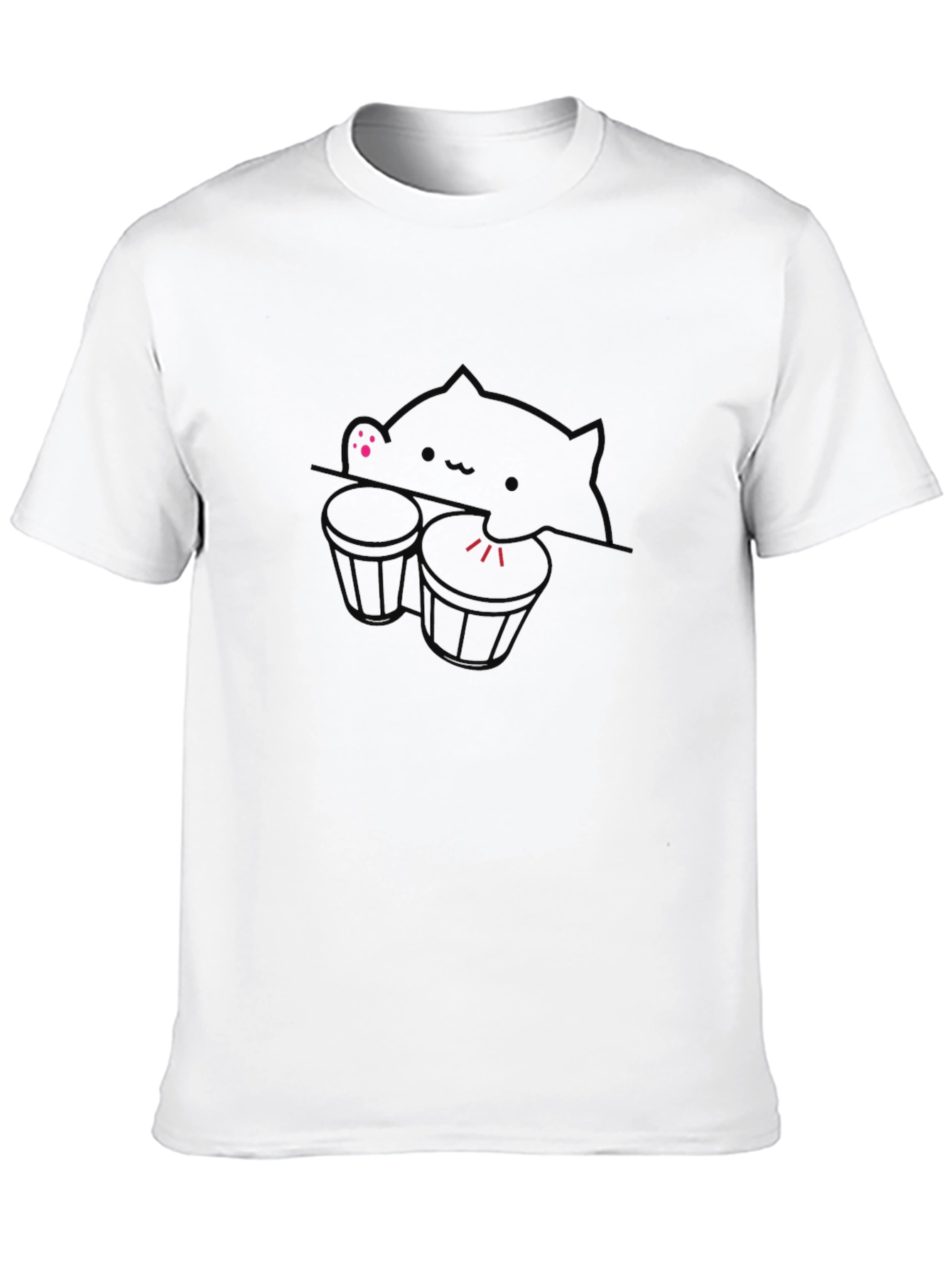 Bongo Cat T-Shirt - Musician Tee