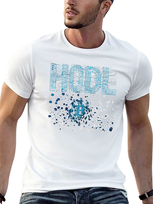HODL Bitcoin Crypto Black T-Shirt