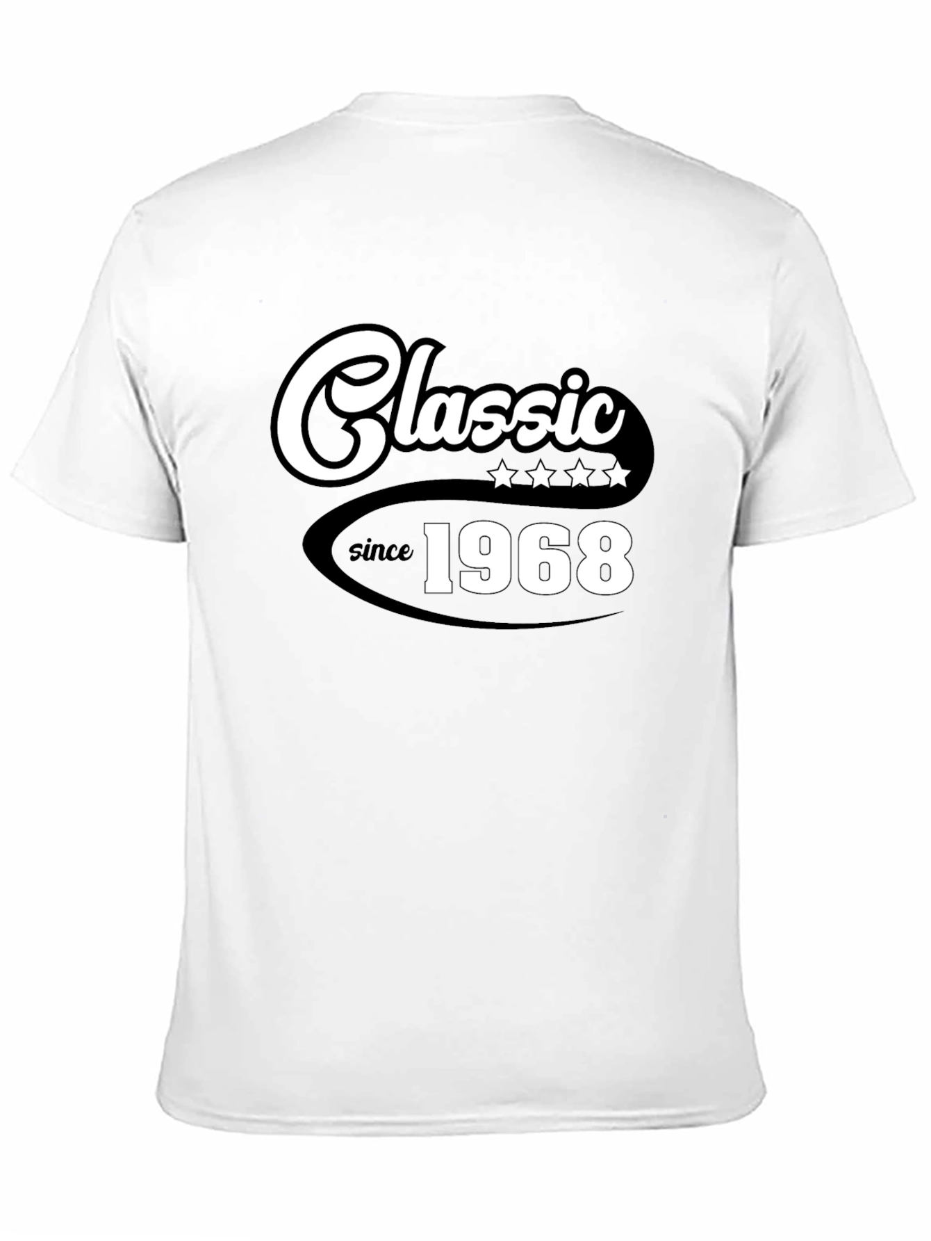 Classic Since 1968 Black Graphic T-Shirt