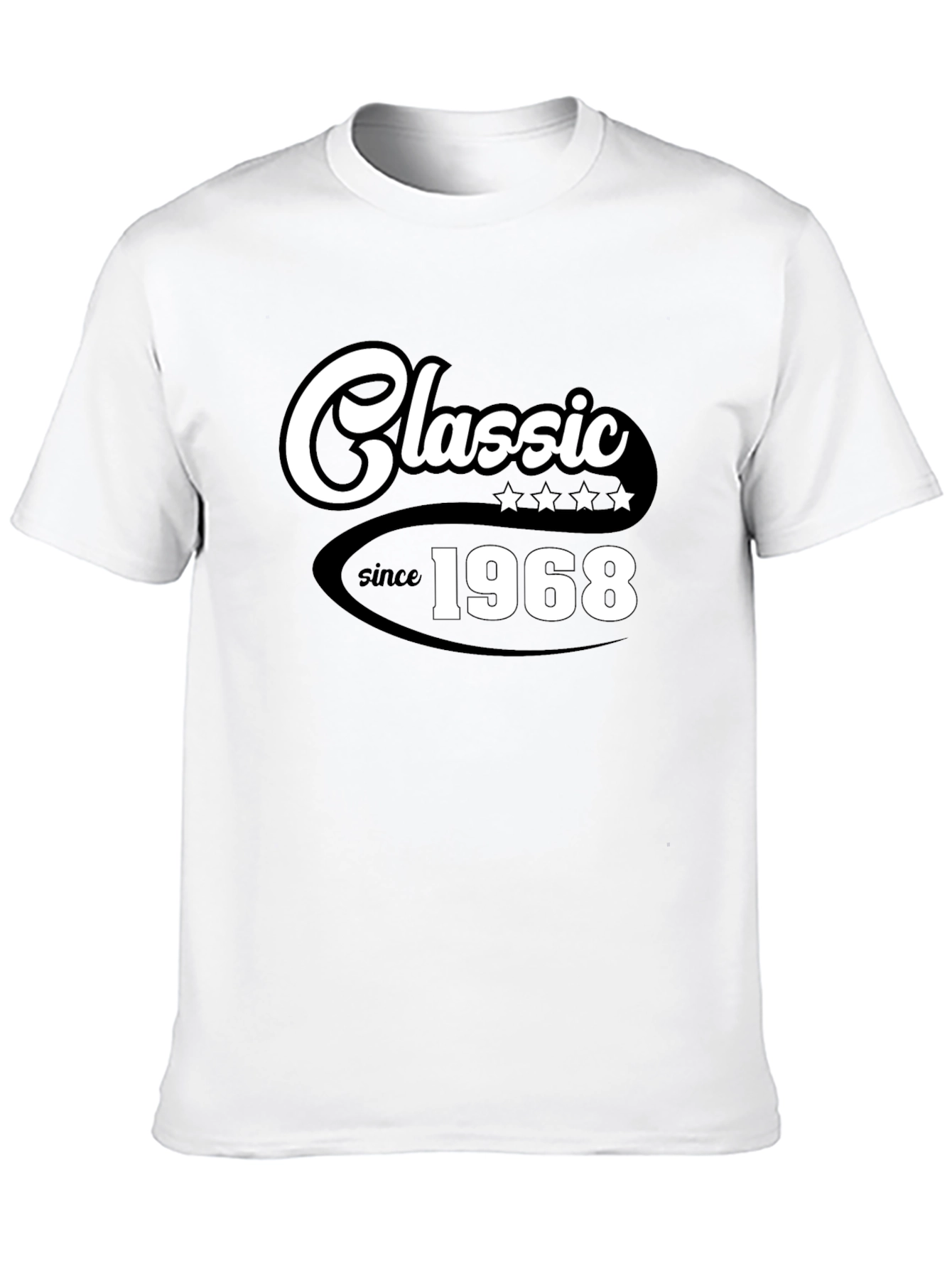 Classic Since 1968 Black Graphic T-Shirt