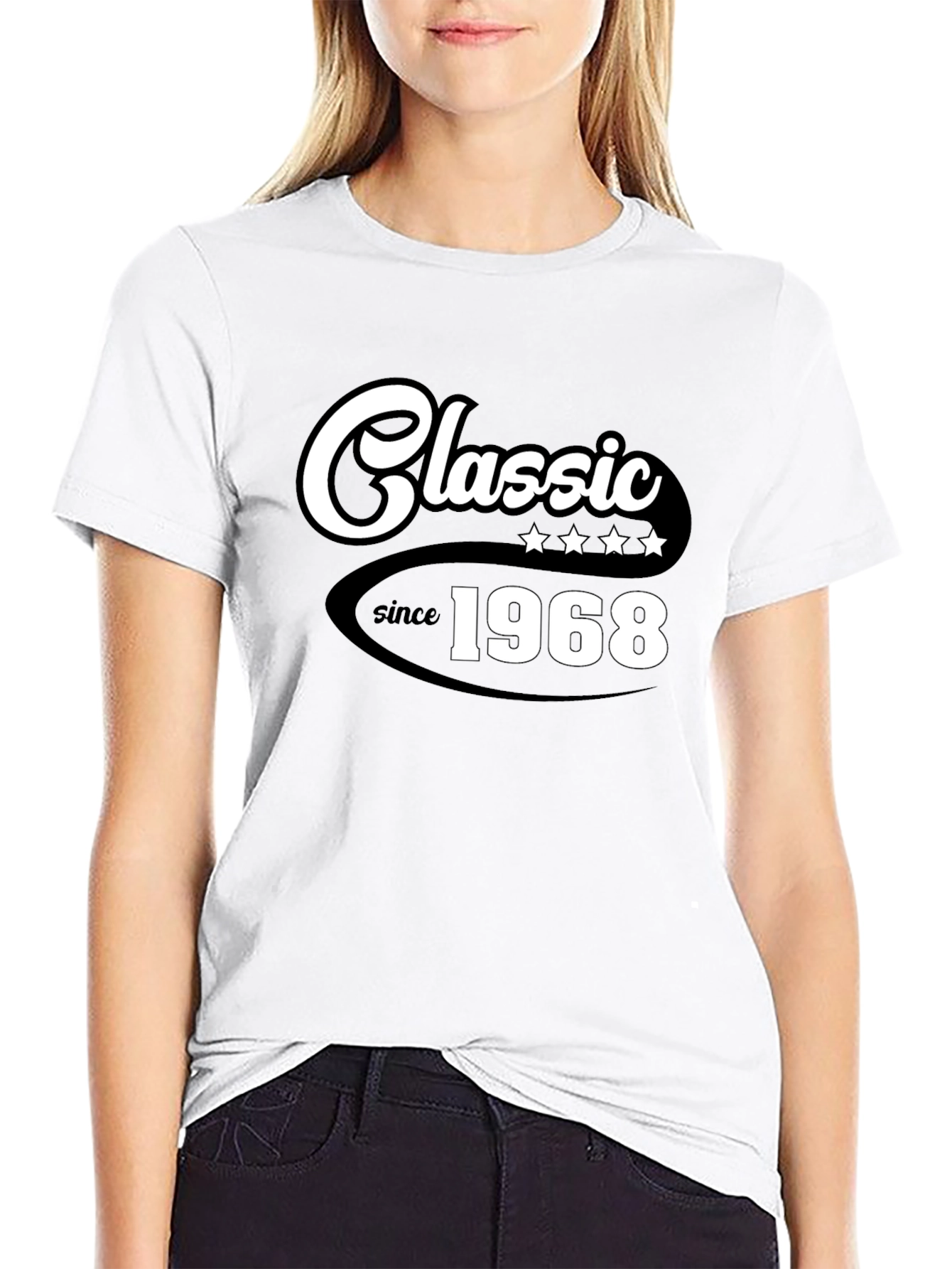 Classic Since 1968 Black Graphic T-Shirt