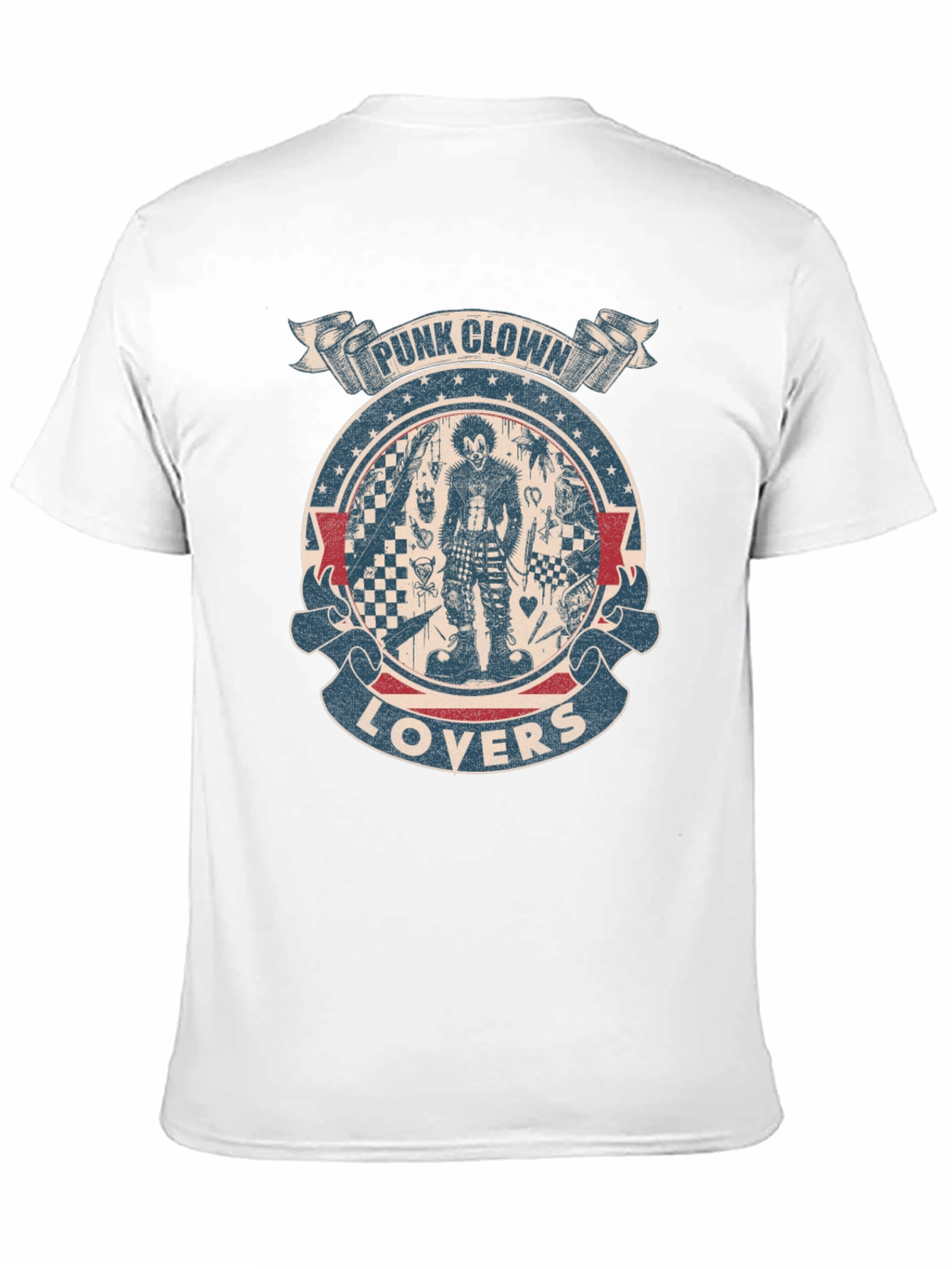 Punk Clown Lovers Graphic T-Shirt