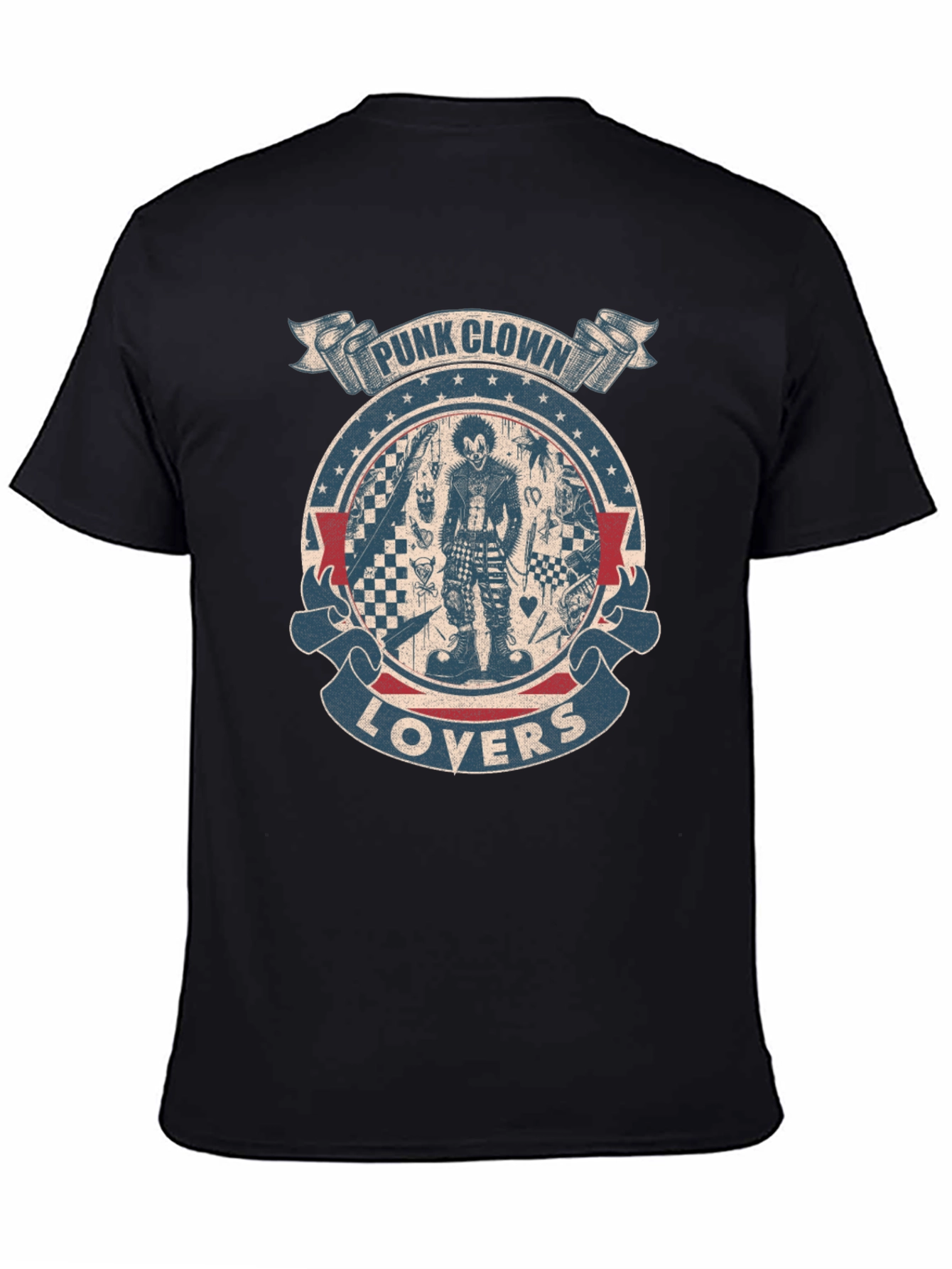 Punk Clown Lovers Graphic T-Shirt