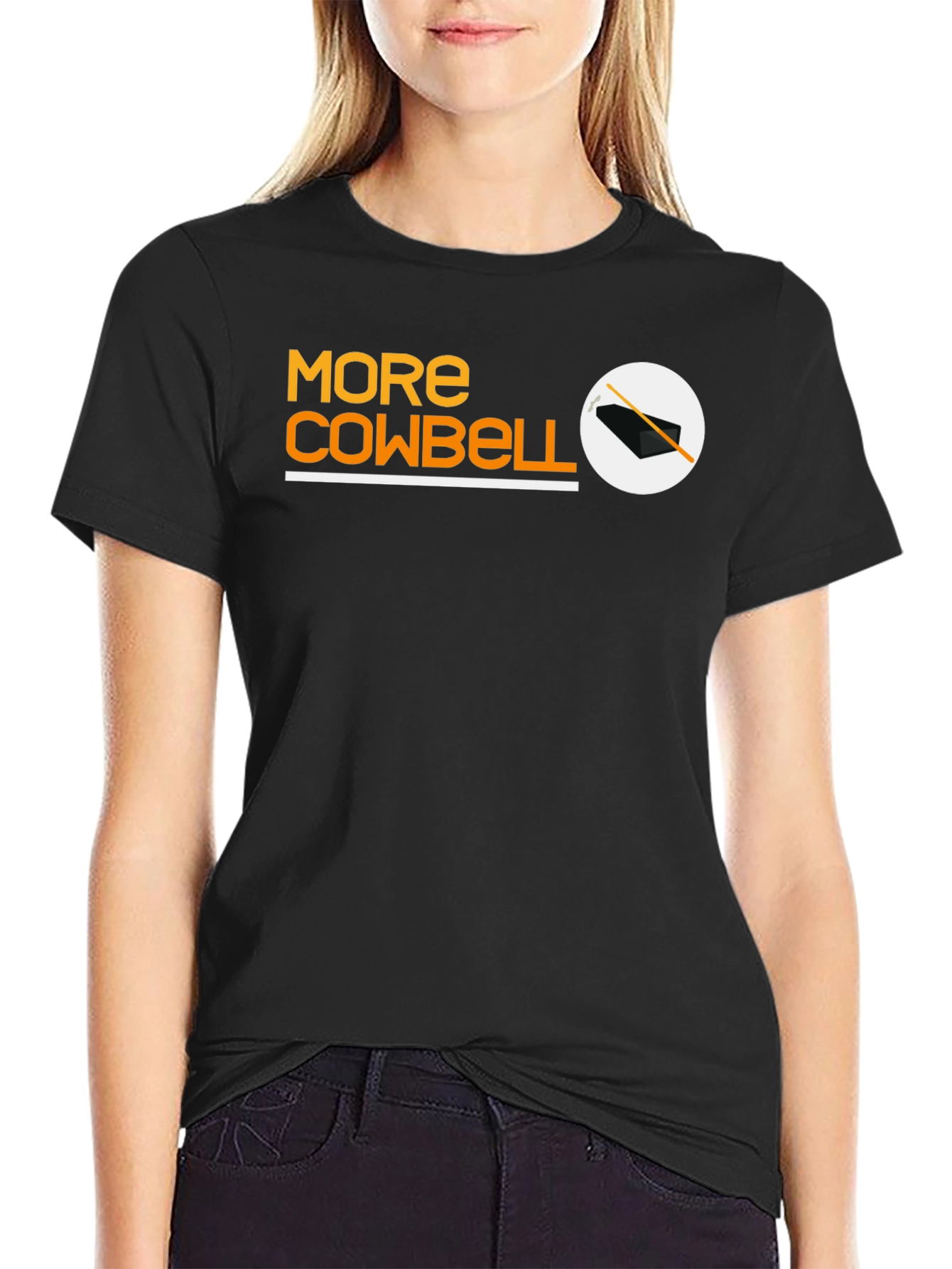 More Cowbell Black T-Shirt