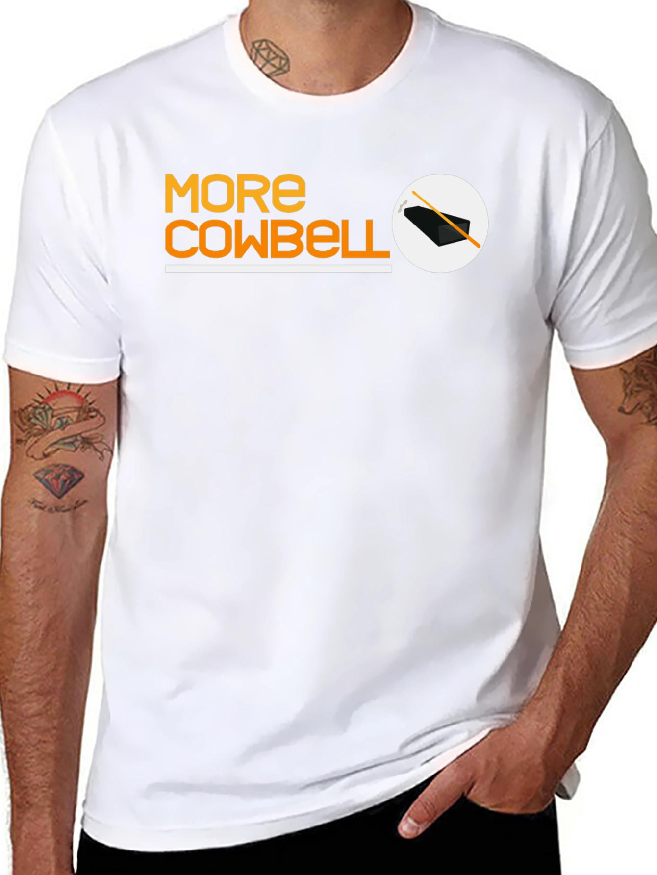 More Cowbell Black T-Shirt