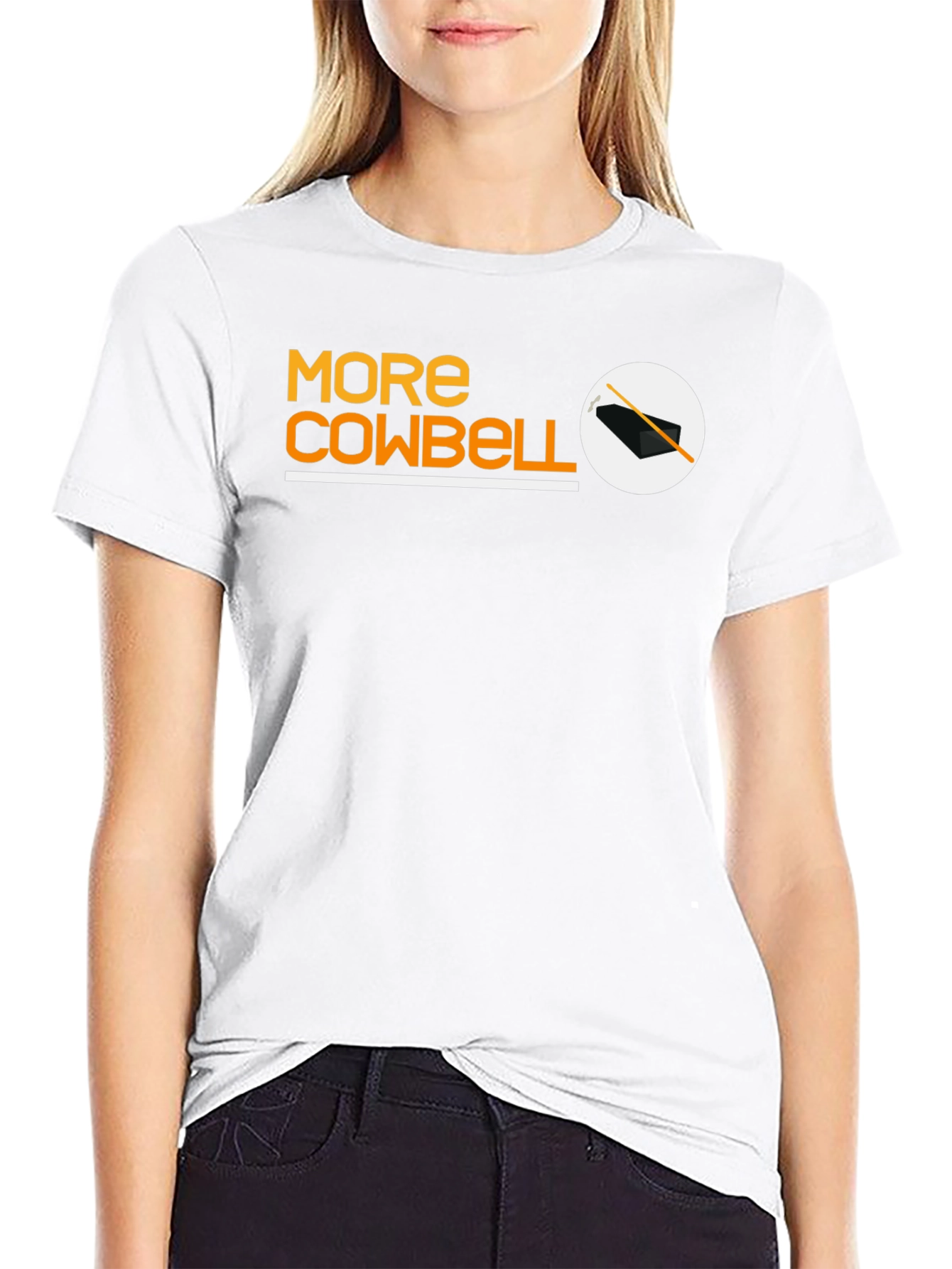 More Cowbell Black T-Shirt