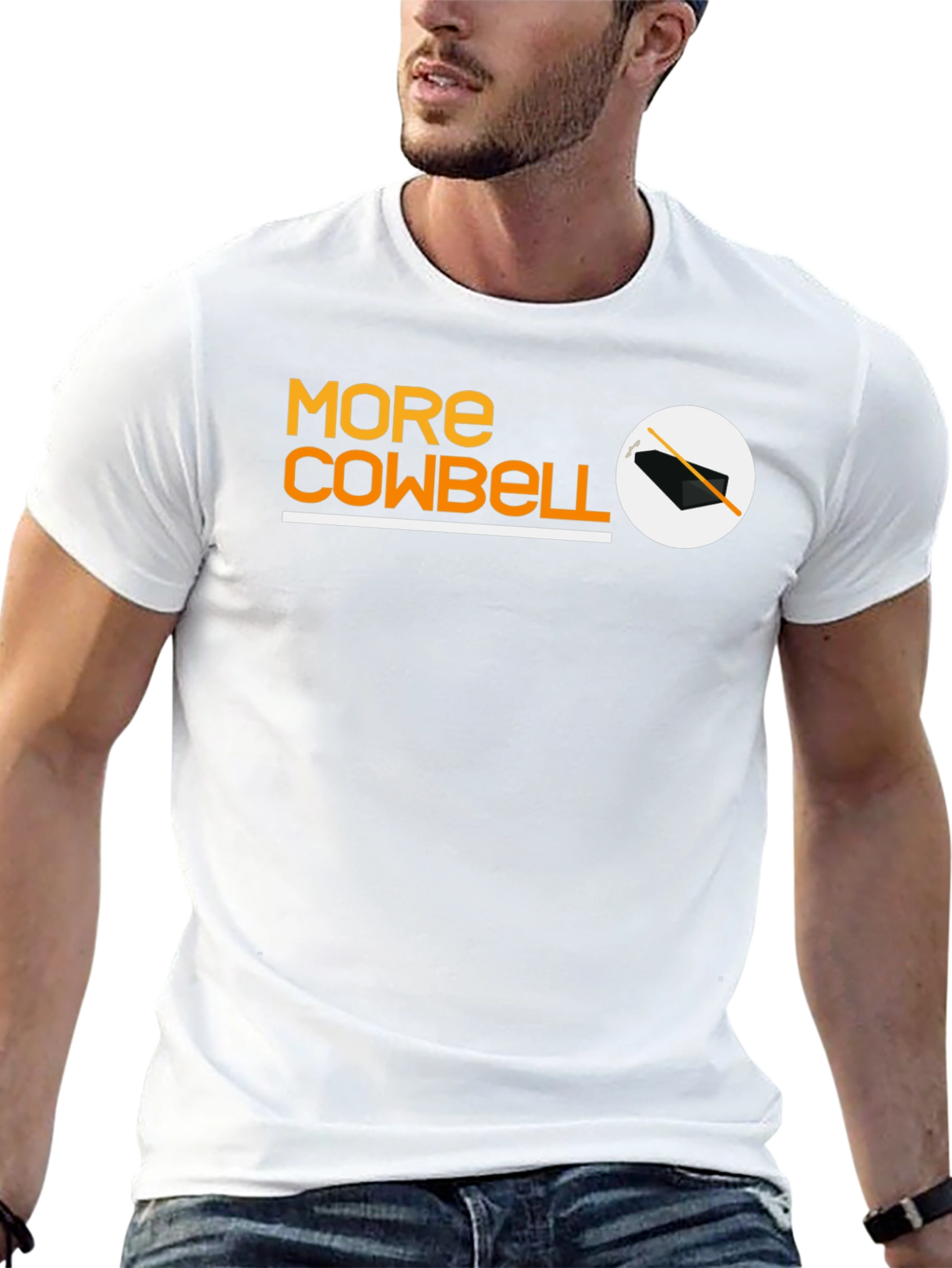 More Cowbell Black T-Shirt