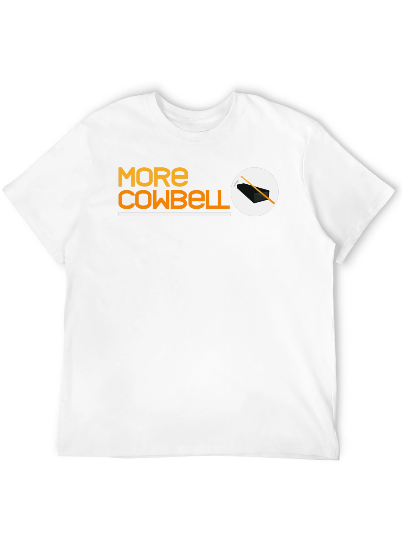 More Cowbell Black T-Shirt