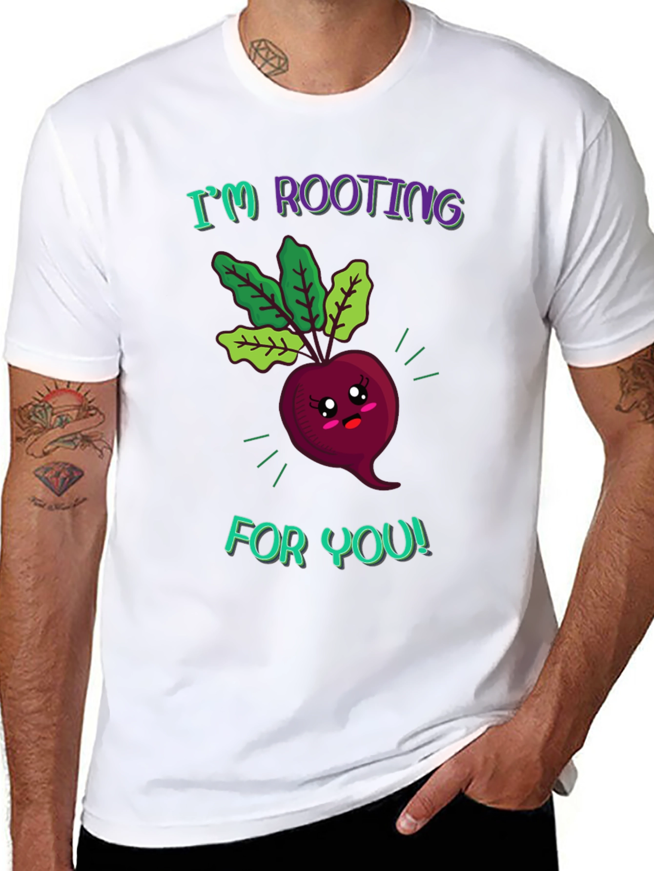 Im Rooting For You Beetroot Graphic Tee