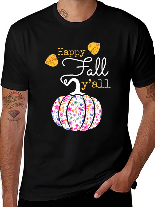 Happy Fall Yall Pumpkin T-Shirt