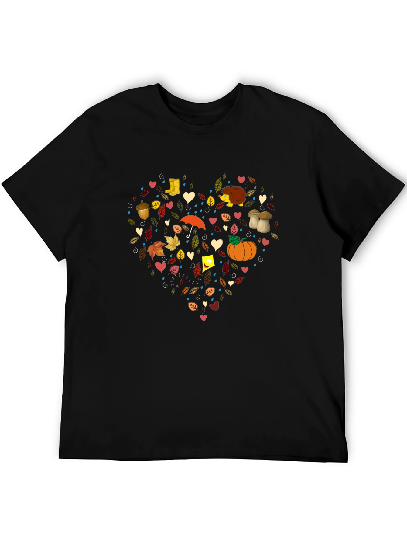Autumn Heart Graphic T-Shirt