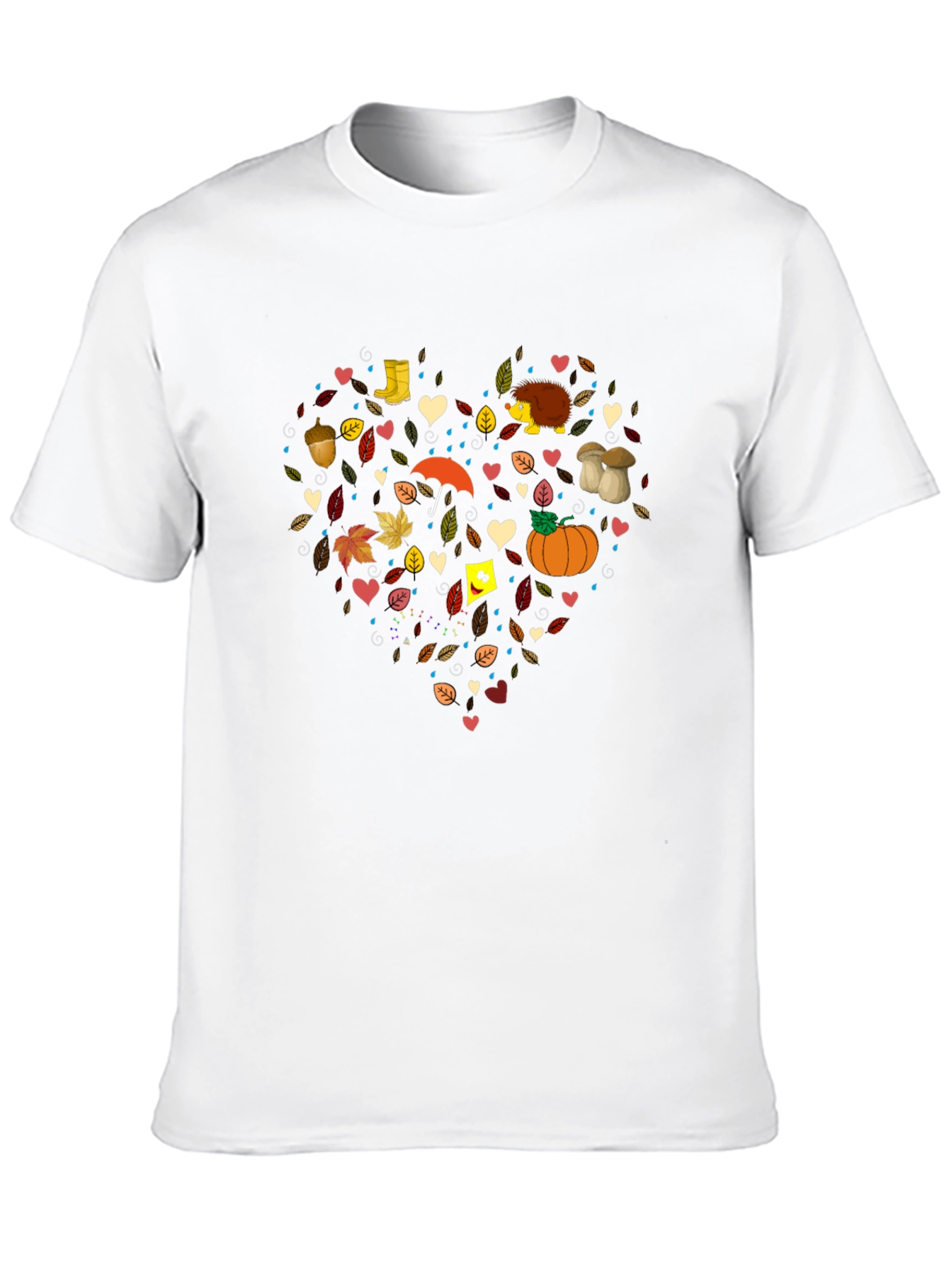 Autumn Heart Graphic T-Shirt
