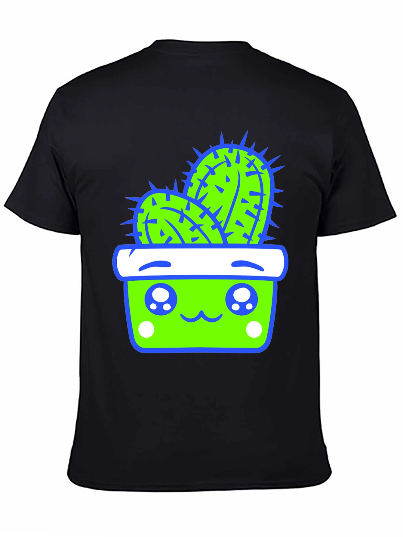 Kawaii Cactus T-Shirt - Cute Potted Plant Tee