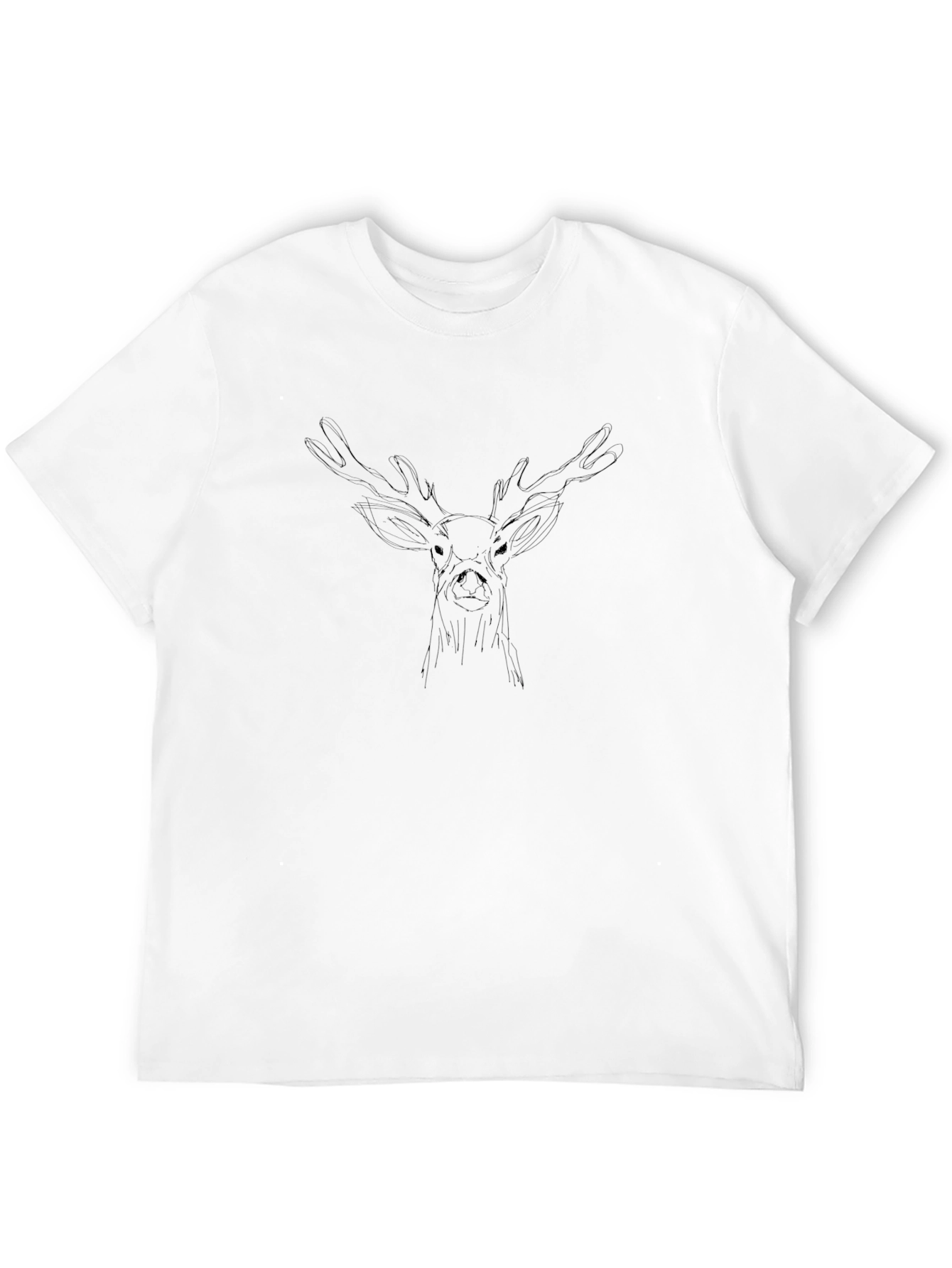 Black Deer Graphic Tee - Mens Short Sleeve
