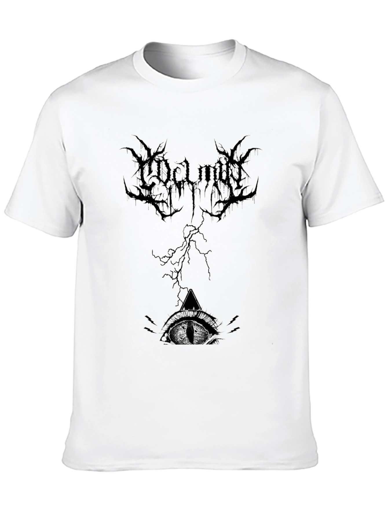 Black Metal Band Logo Graphic T-Shirt
