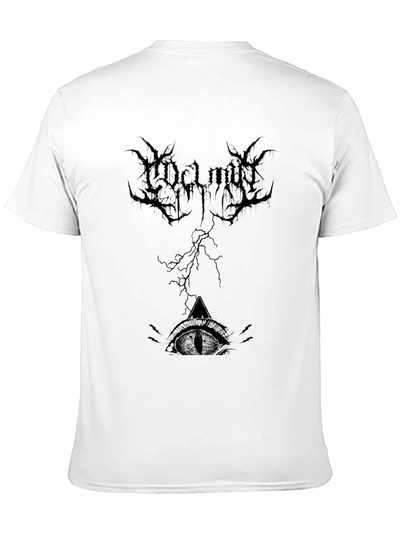 Black Metal Band Logo Graphic T-Shirt