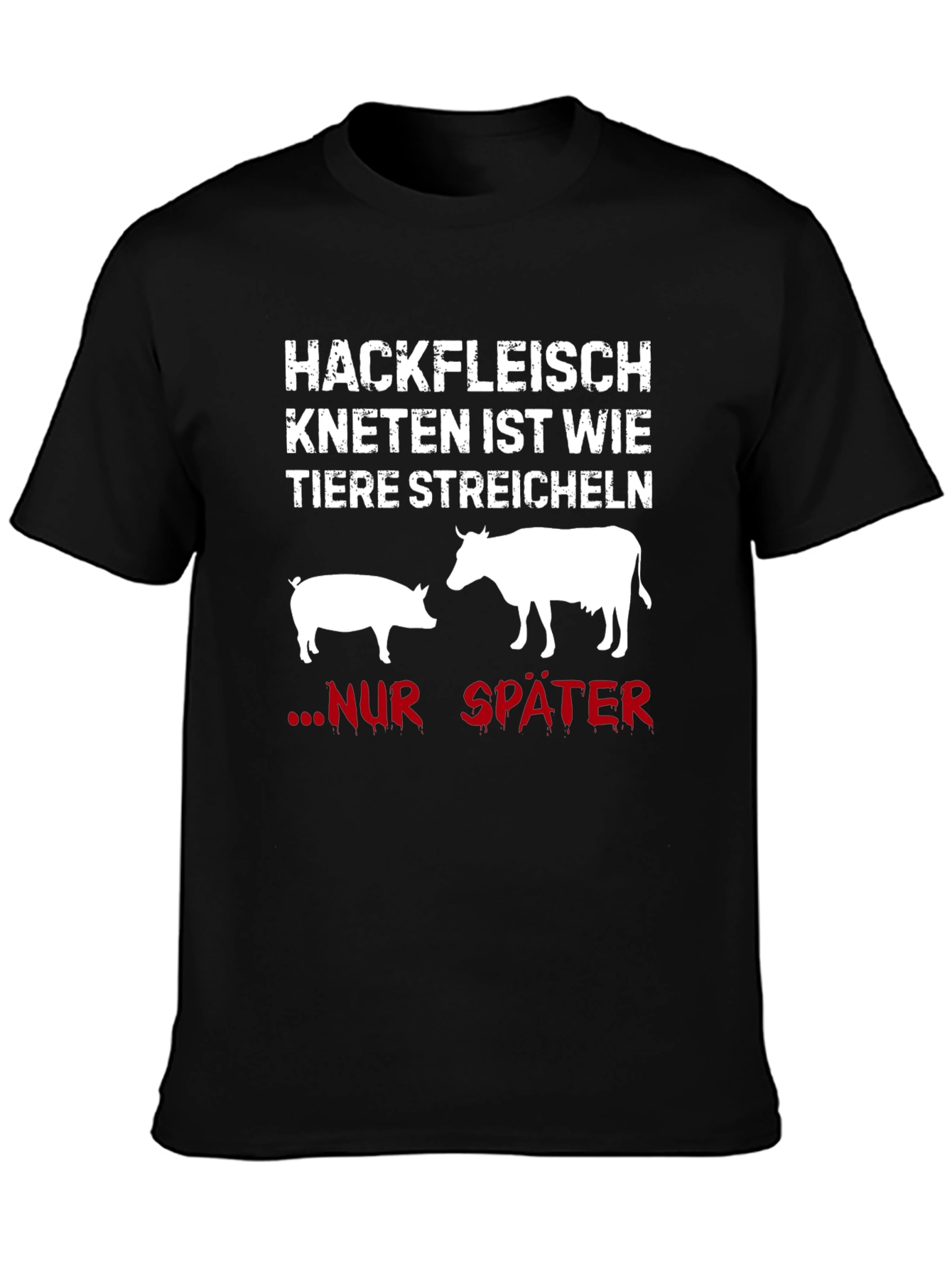 Hackfleisch Kneten T-Shirt - Funny Meat Lover Tee