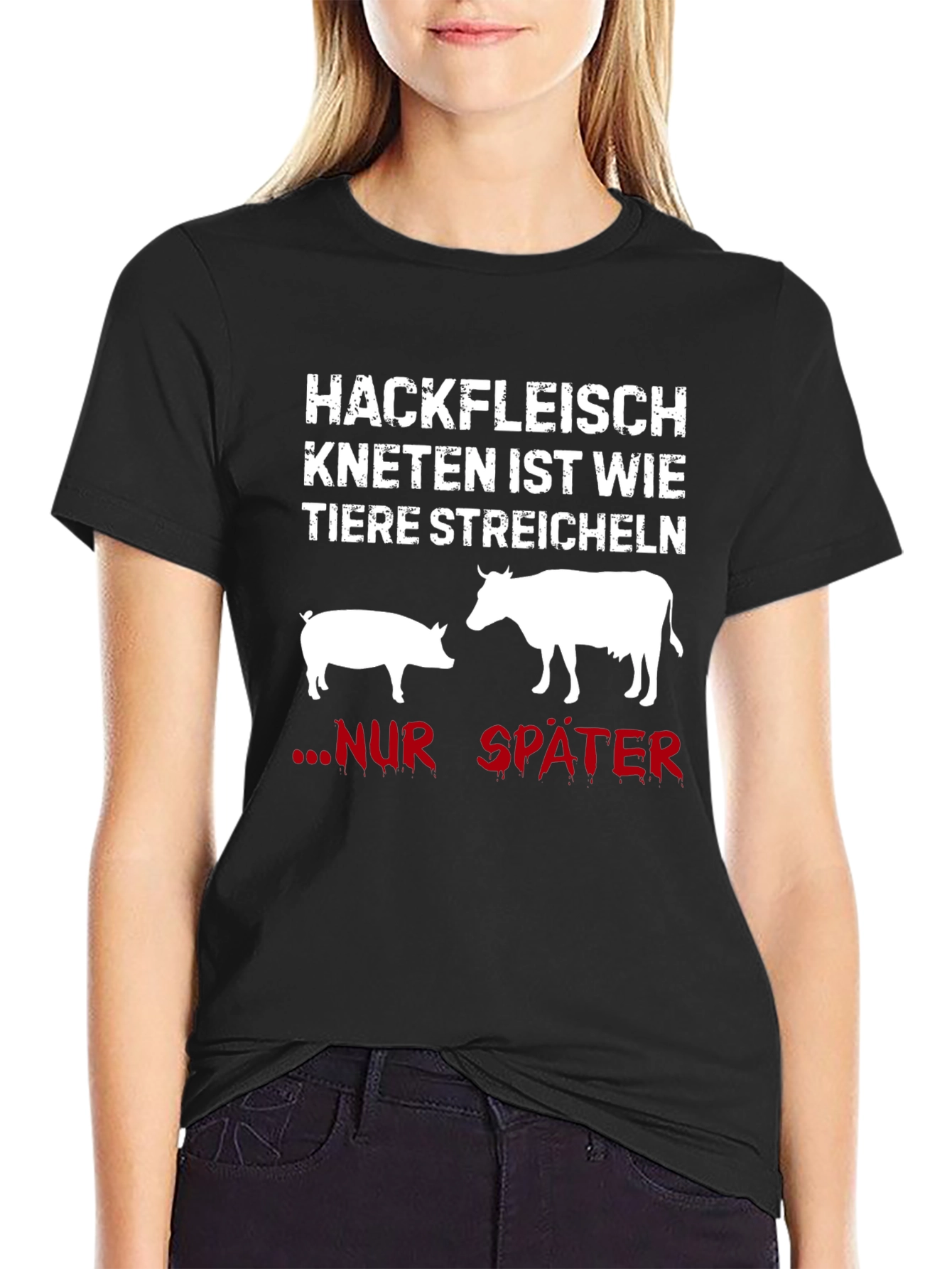 Hackfleisch Kneten T-Shirt - Funny Meat Lover Tee