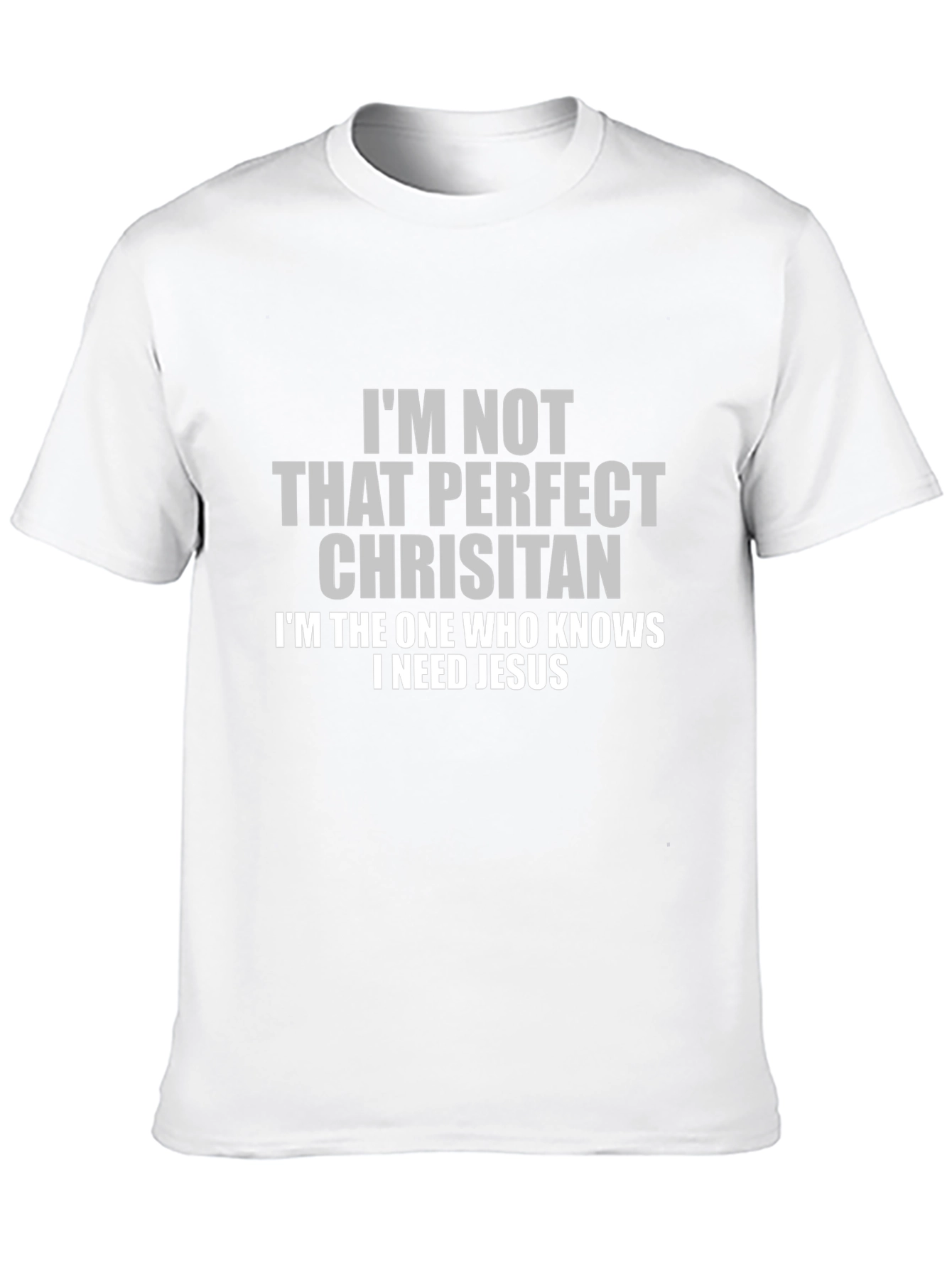 I Need Jesus Black Graphic T-Shirt