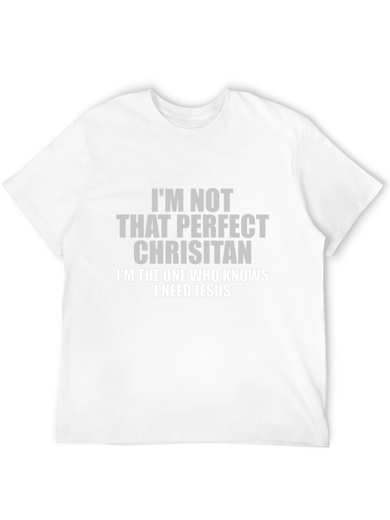 I Need Jesus Black Graphic T-Shirt